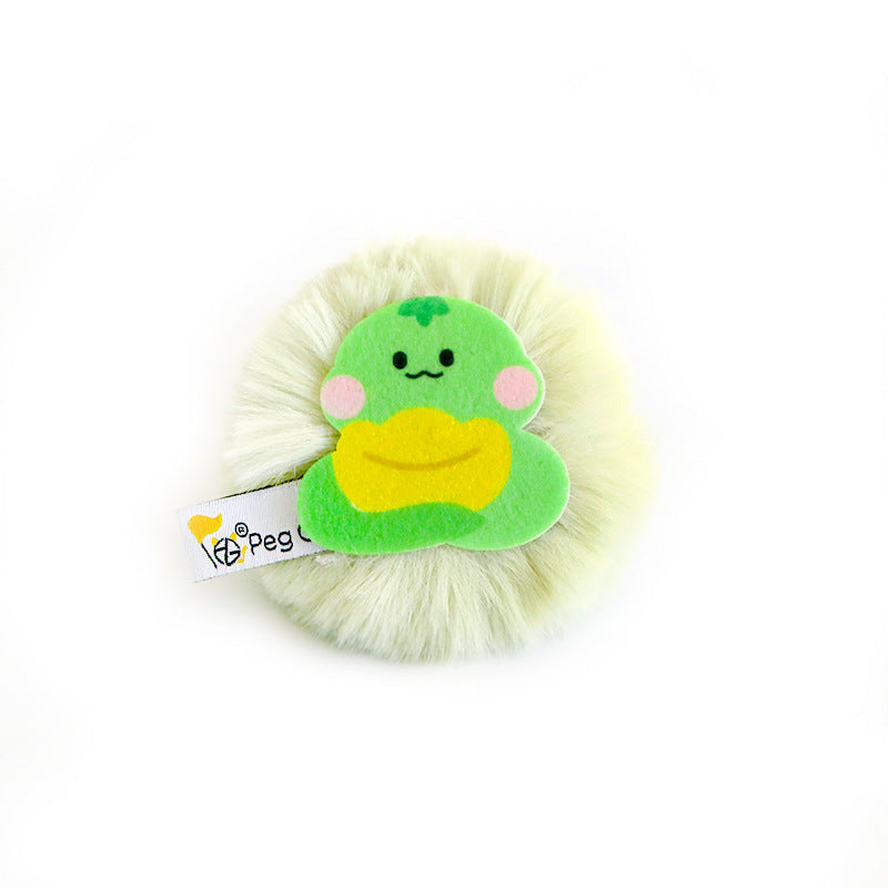 Cartoon Design Fluffy Catnip Toy with Bell - {{product.type}} - PawPawUp