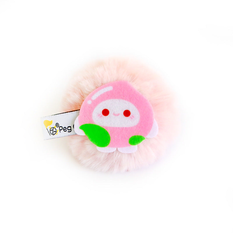 Cartoon Design Fluffy Catnip Toy with Bell - {{product.type}} - PawPawUp