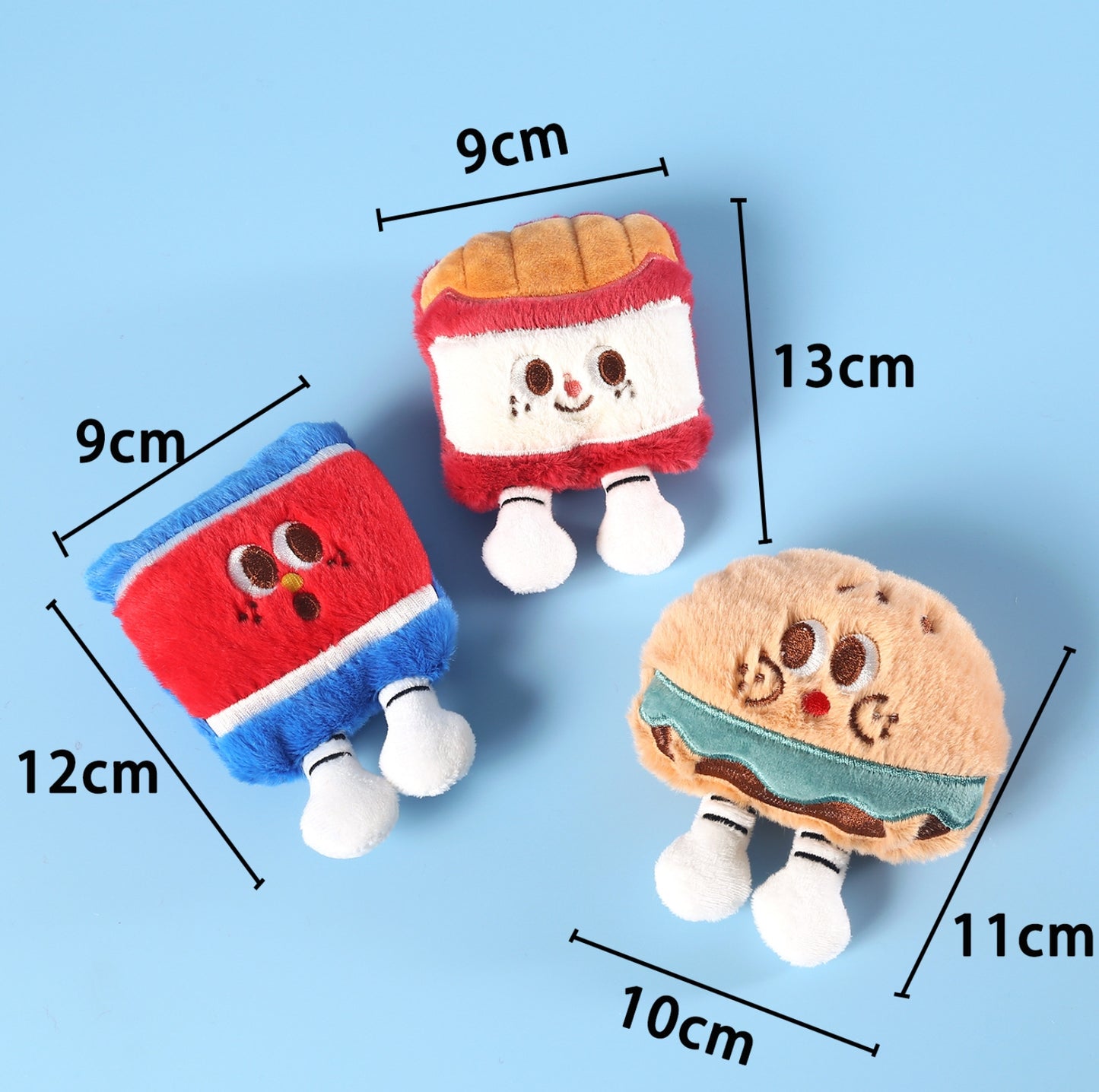 Cartoon Fastfood Cat Catnip Plush Toys - {{product.type}} - PawPawUp