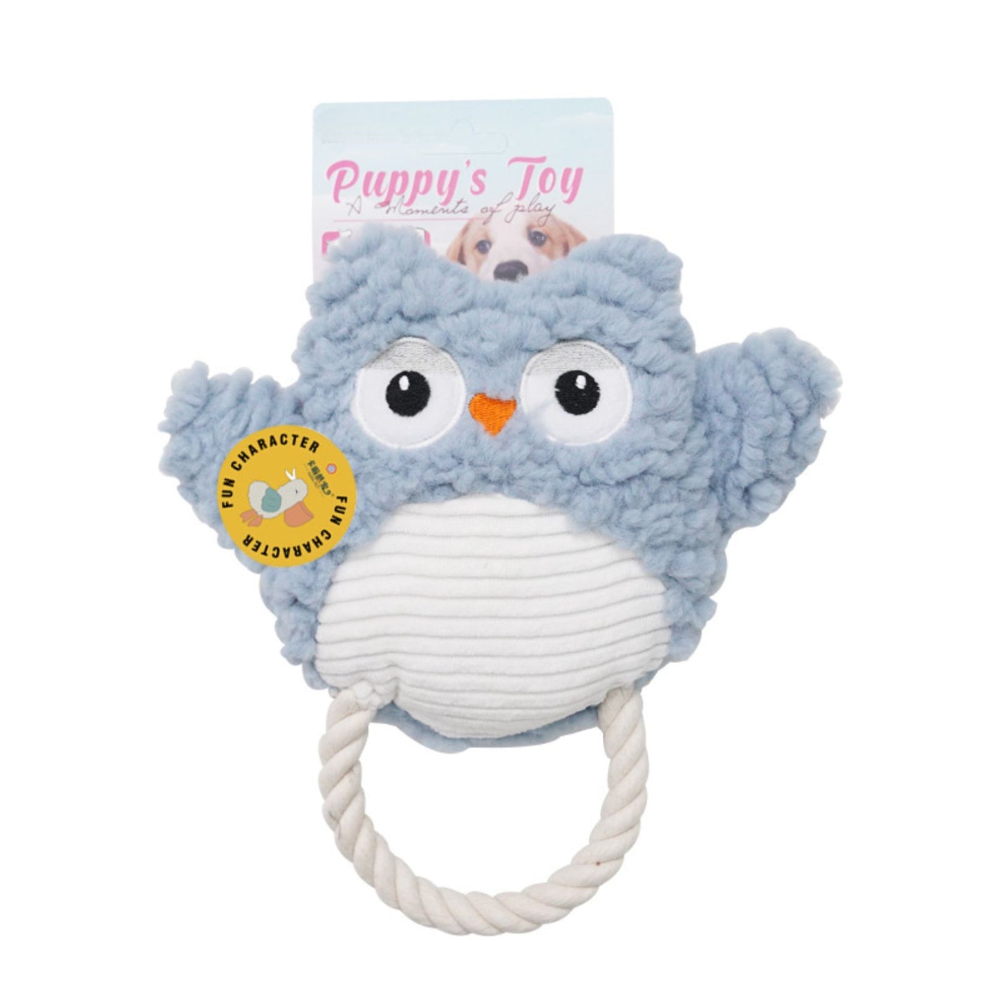 Cartoon Style Squeaky Plush Dog Toys - {{product.type}} - PawPawUp