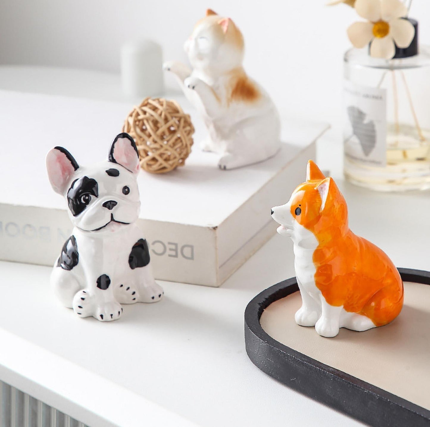 Ceramic Animal-Themed Home Decor Ornament - A Charming Homely Touch - {{product.type}} - PawPawUp