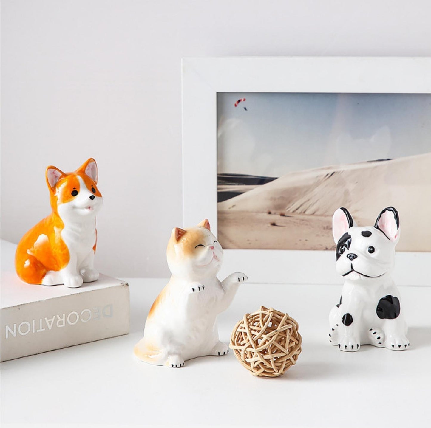 Ceramic Animal-Themed Home Decor Ornament - A Charming Homely Touch - {{product.type}} - PawPawUp