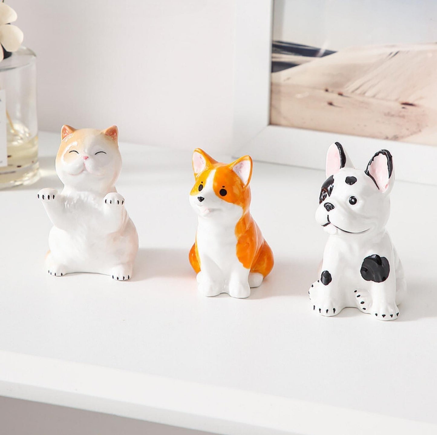 Ceramic Animal-Themed Home Decor Ornament - A Charming Homely Touch - {{product.type}} - PawPawUp