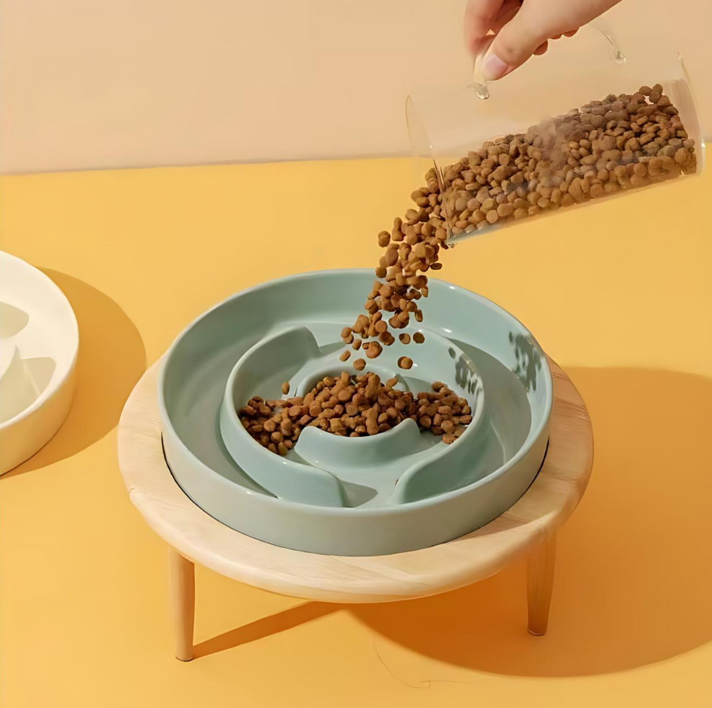 Ceramic Slow Feeder Pet Bowl for Dogs and Cats - {{product.type}} - PawPawUp