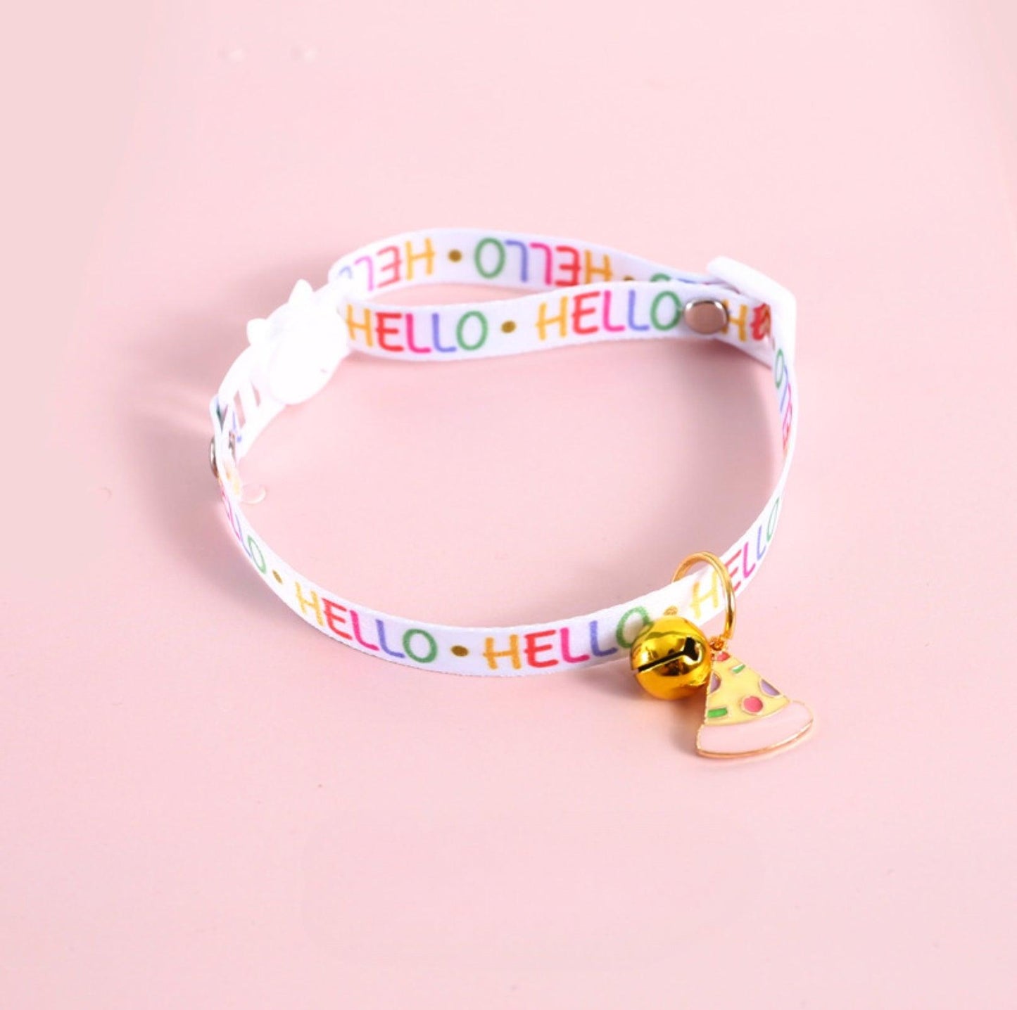 Charming Food Pendant Collar with Copper Bell for Pets - {{product.type}} - PawPawUp