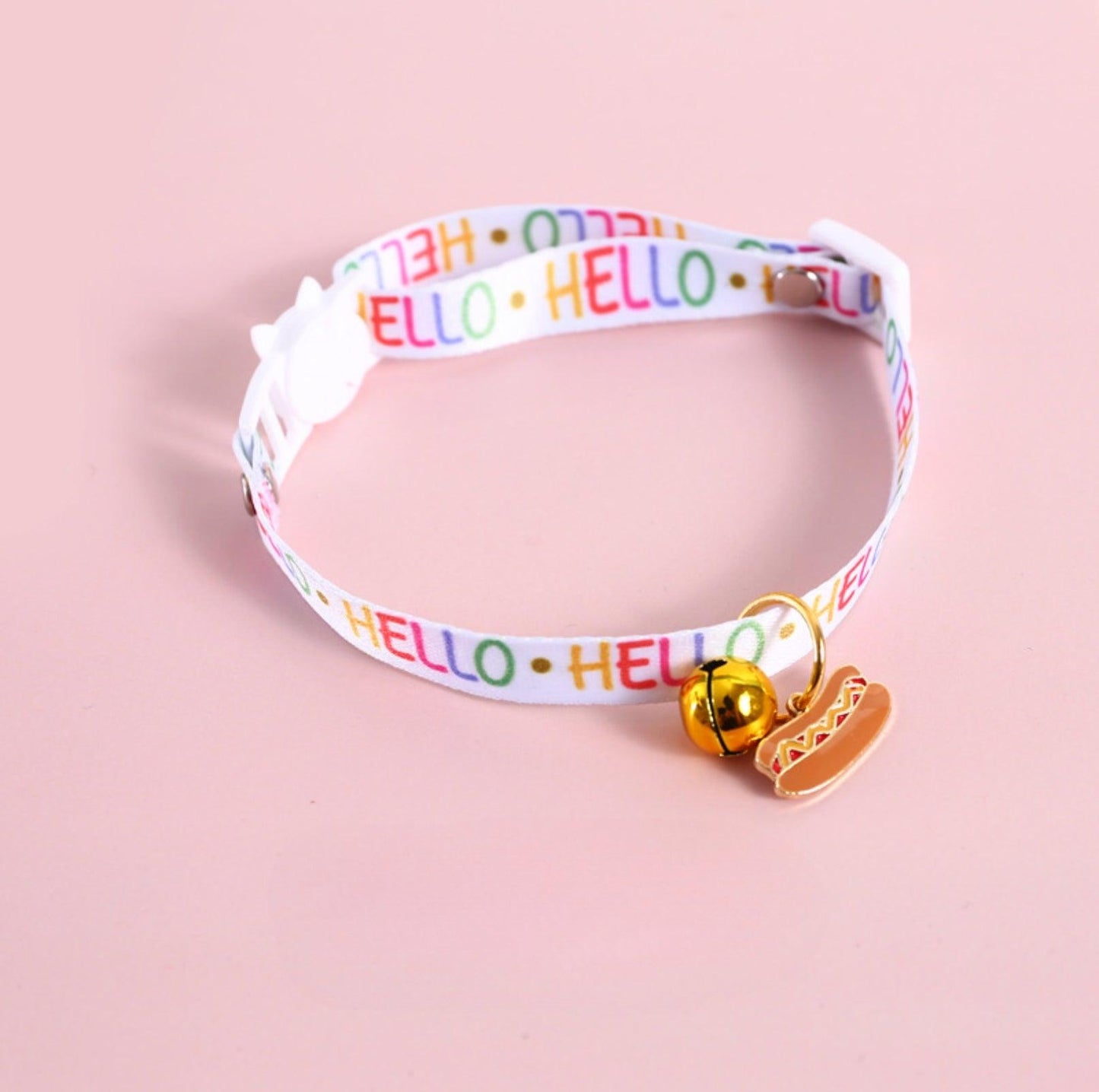 Charming Food Pendant Collar with Copper Bell for Pets - {{product.type}} - PawPawUp