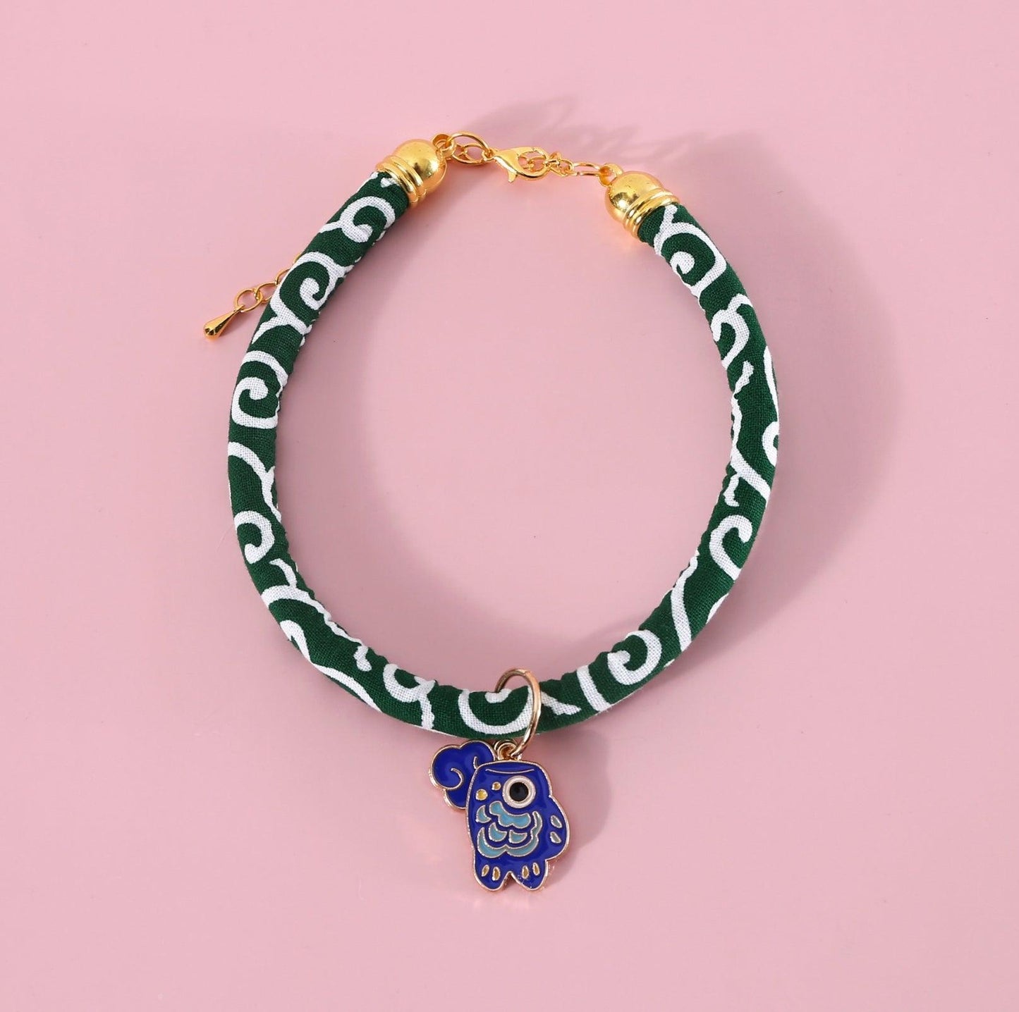 Charming Koi Fish Pendant Collar: Japanese-Styled Adjustable Pet Accessory - {{product.type}} - PawPawUp