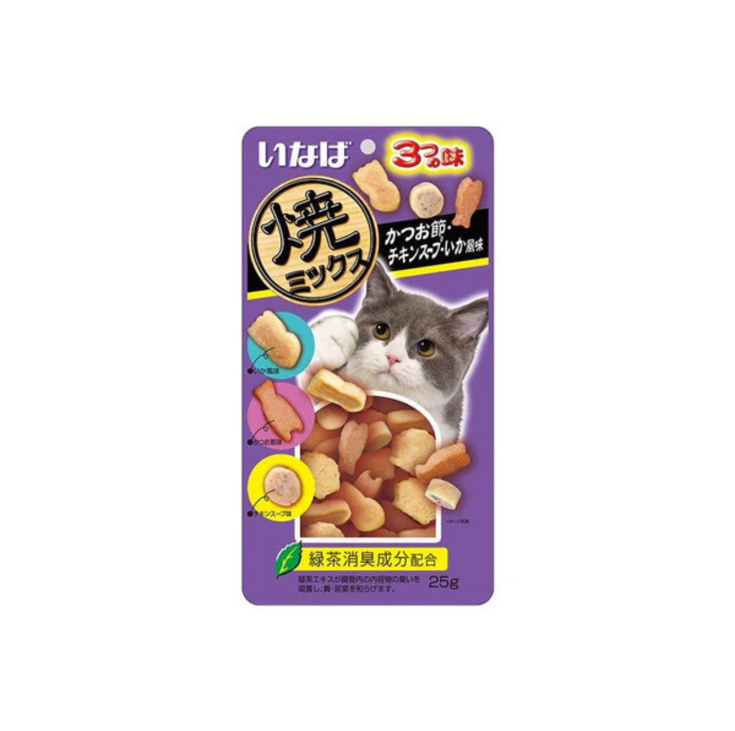 CIAO Soft Bits Mix Cat Treat (25g/pack) - {{product.type}} - PawPawUp