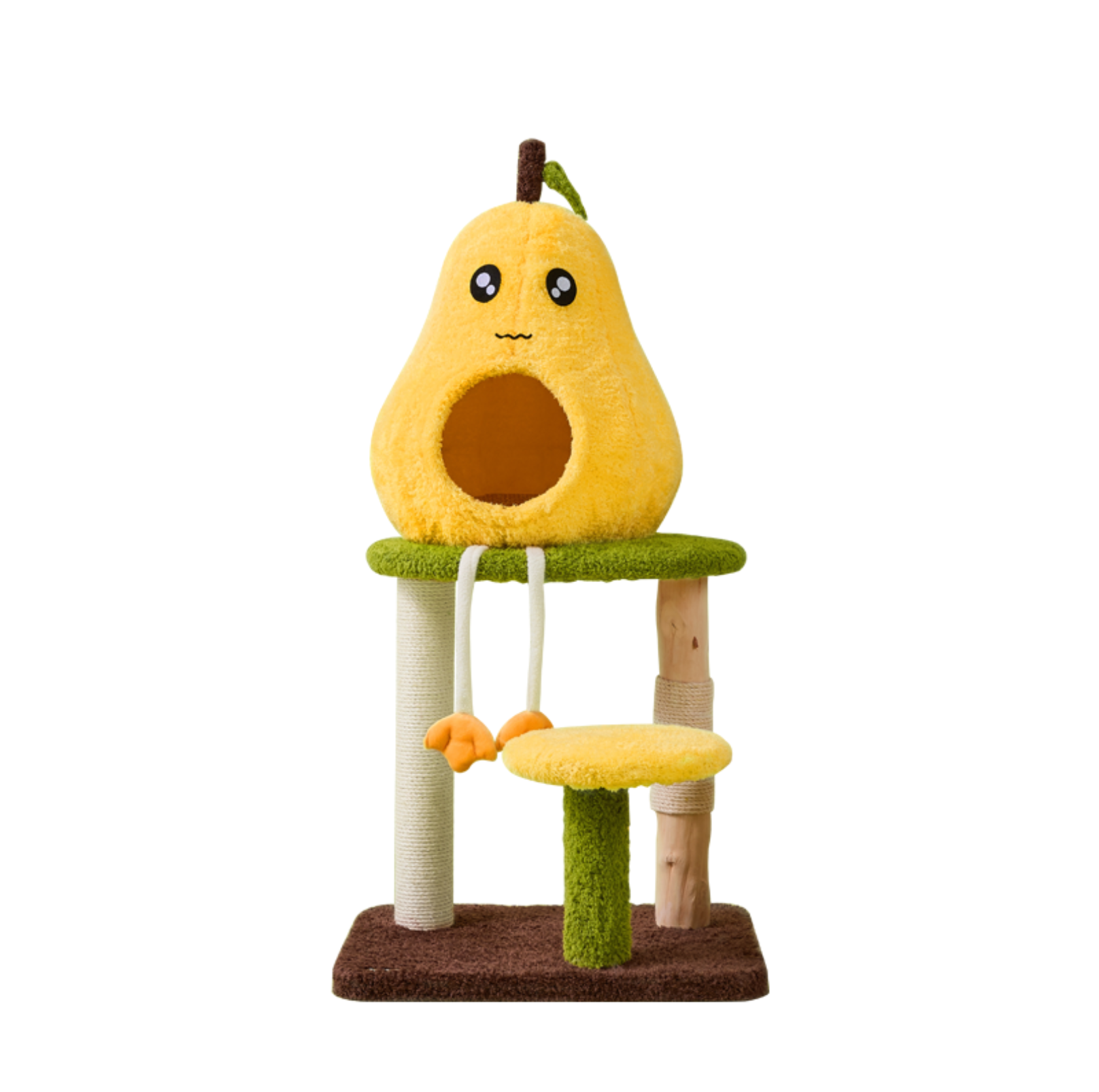 Cmisstree Pear-Shaped Wooden Cat Tree - {{product.type}} - PawPawUp