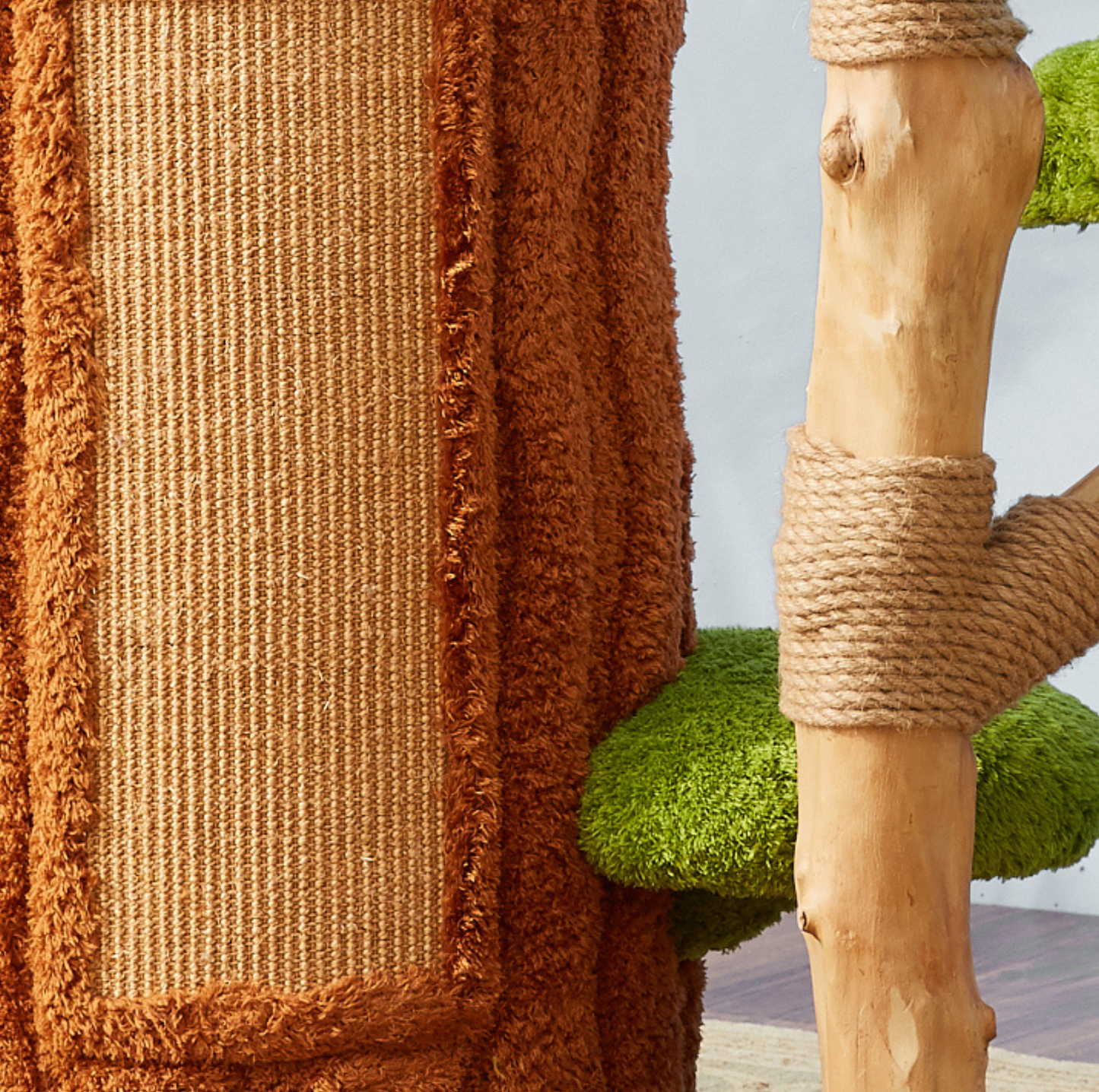 Cmisstree Tree Hollow Solid Wood 5-Tired Large Cat Tree - {{product.type}} - PawPawUp