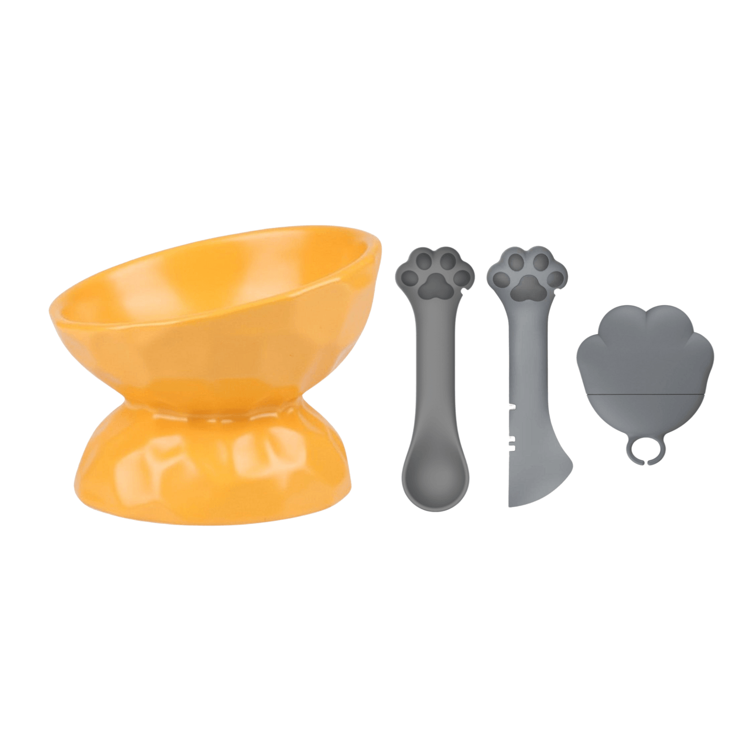 Comfort Dining Cat Bundle - Tilting Bowl and Can Accessory Set - {{product.type}} - PawPawUp