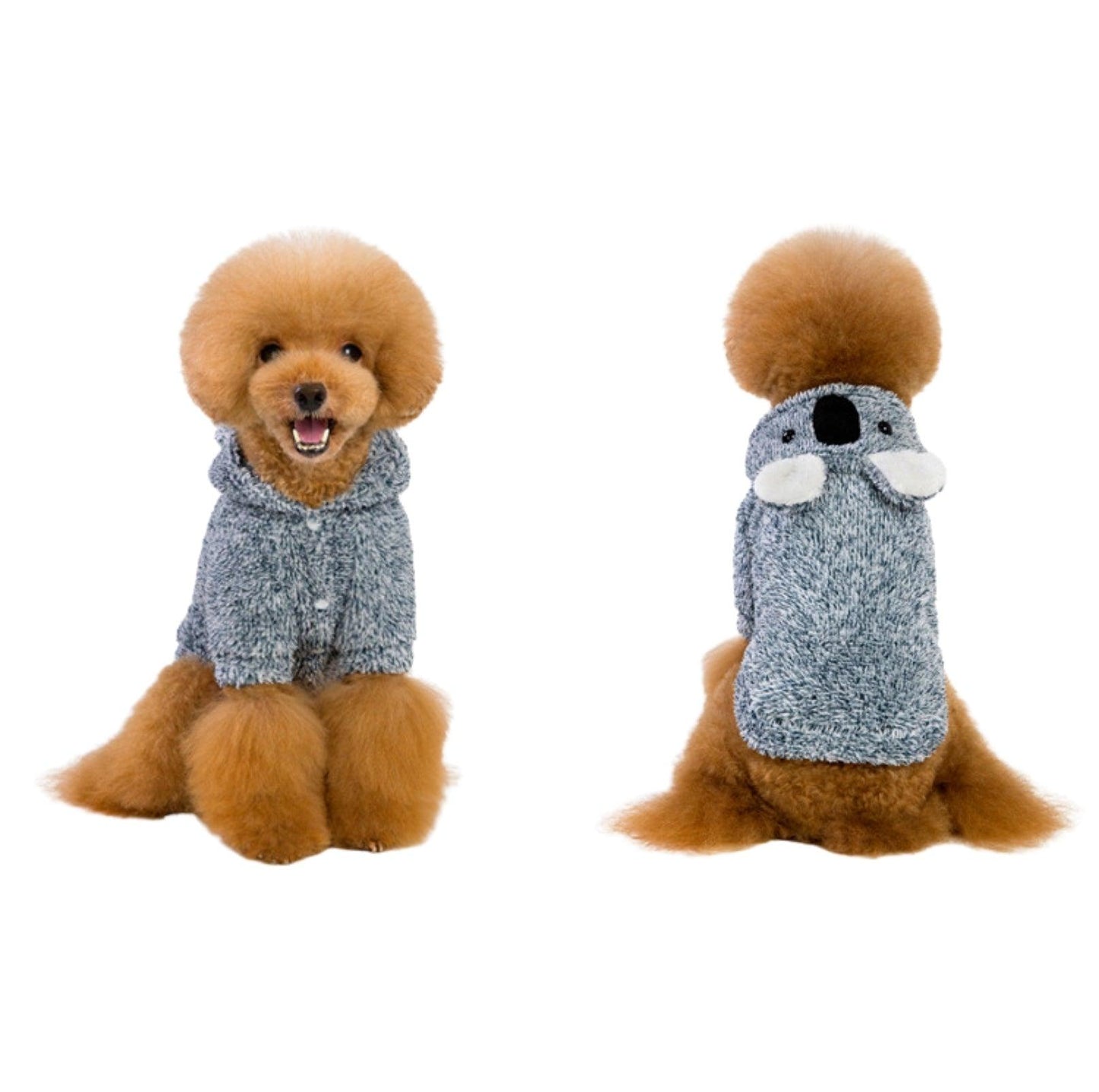 Cozy Koala Double-Fleece Dog Jacket - {{product.type}} - PawPawUp