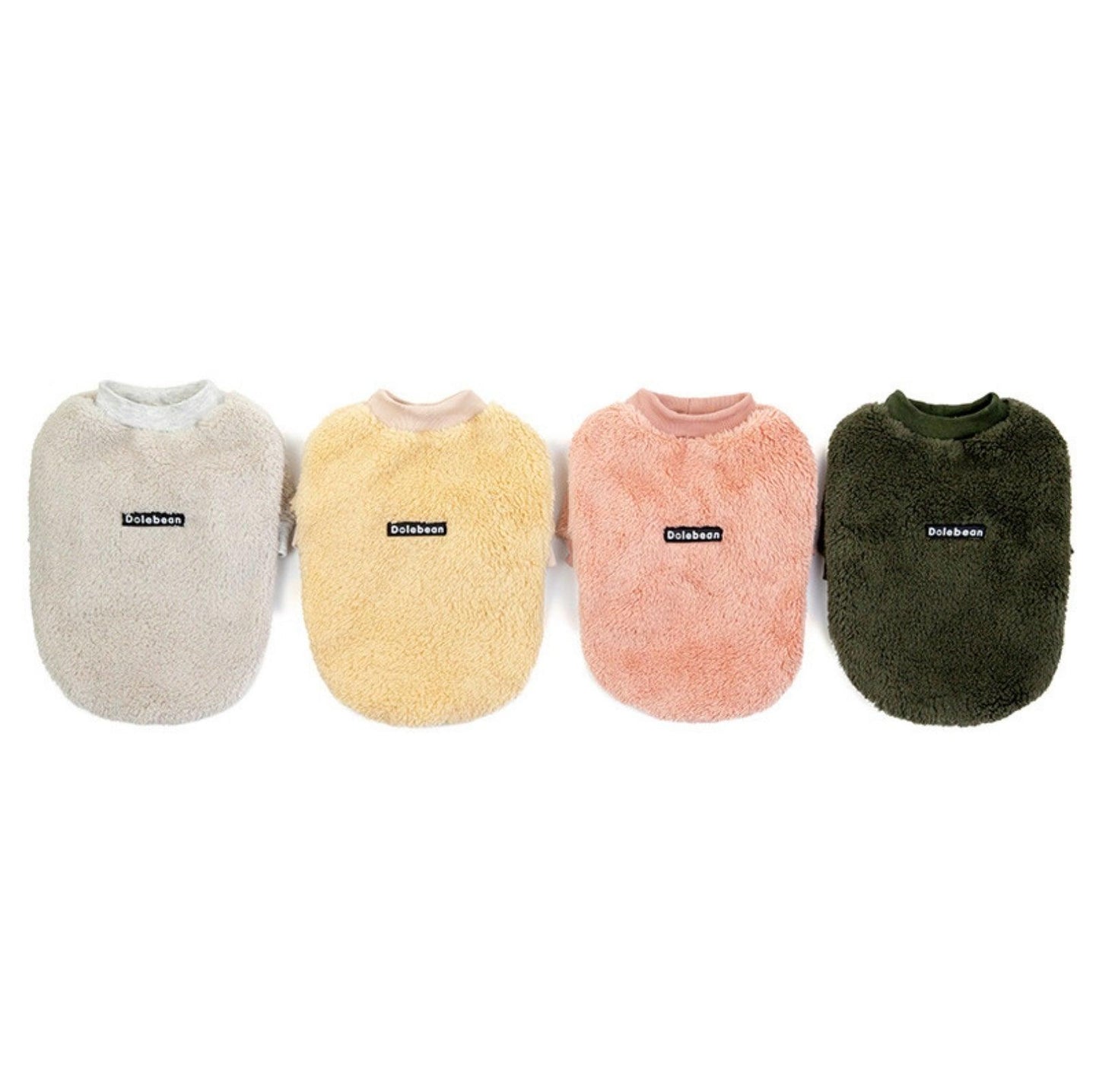 Double-Fleece Crew Neck Dog Sweater - {{product.type}} - PawPawUp