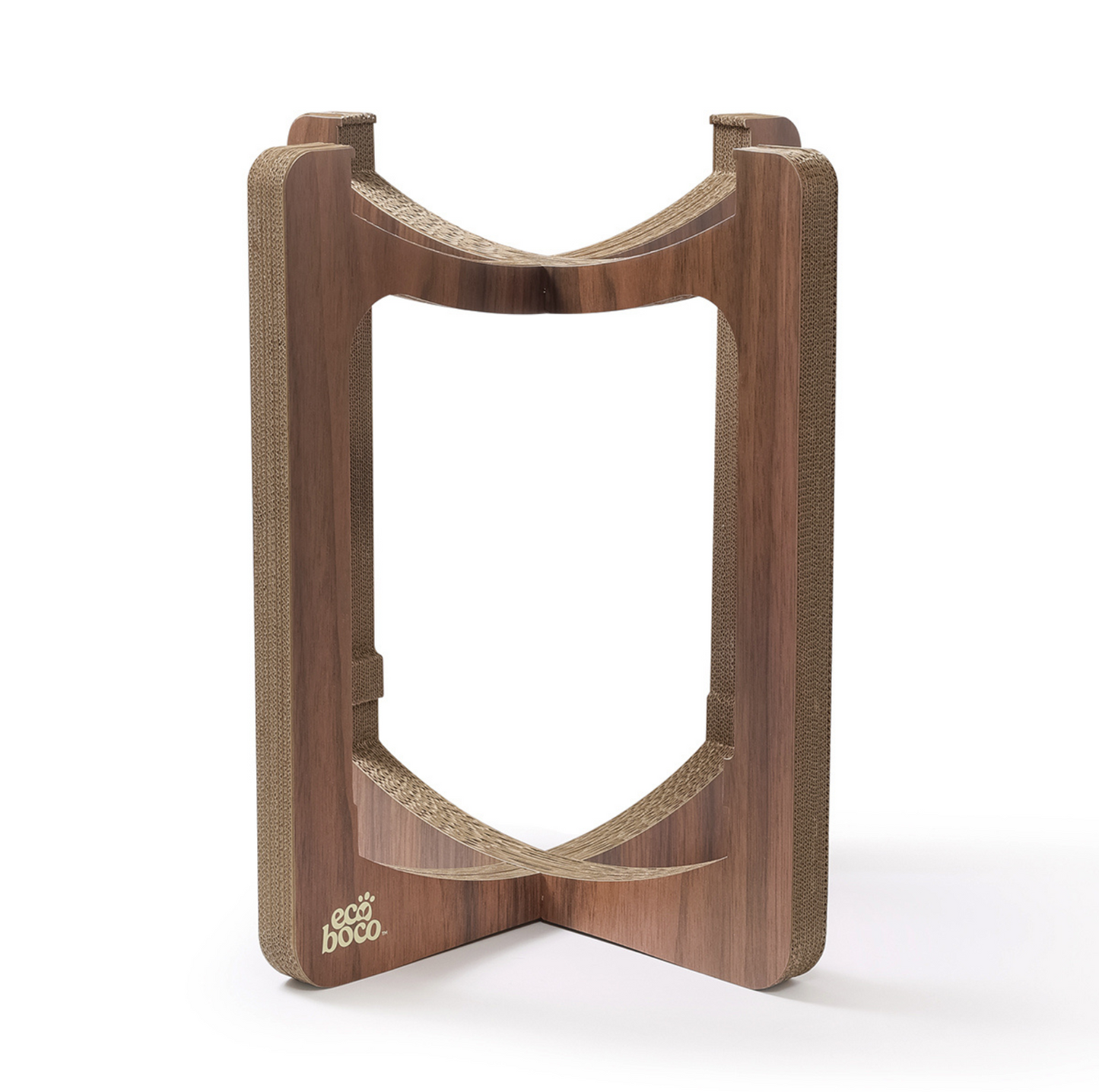 Dual-Layer Cat Scratcher Tower – 360° Multi-Cat Design - {{product.type}} - PawPawUp