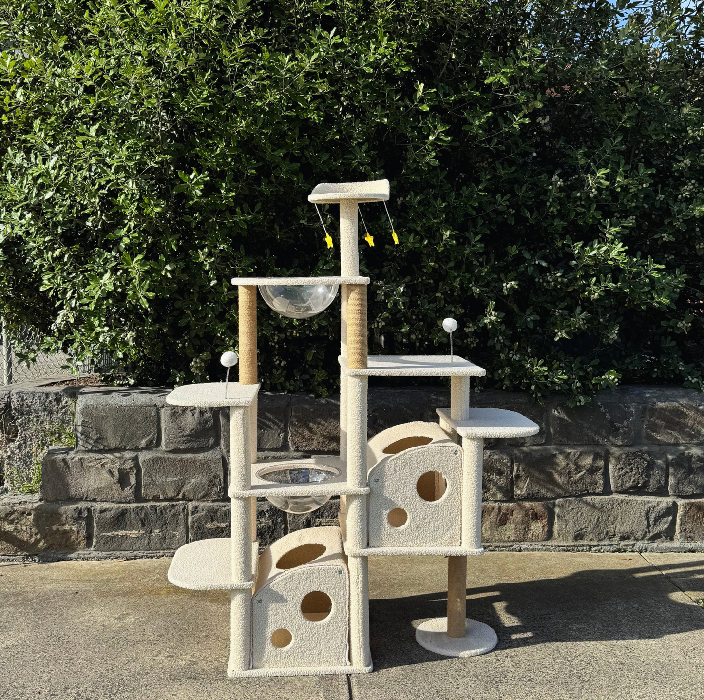 Ella's Castle: Super Large Cat Tree -9 Tiers, Height 173cm - {{product.type}} - PawPawUp