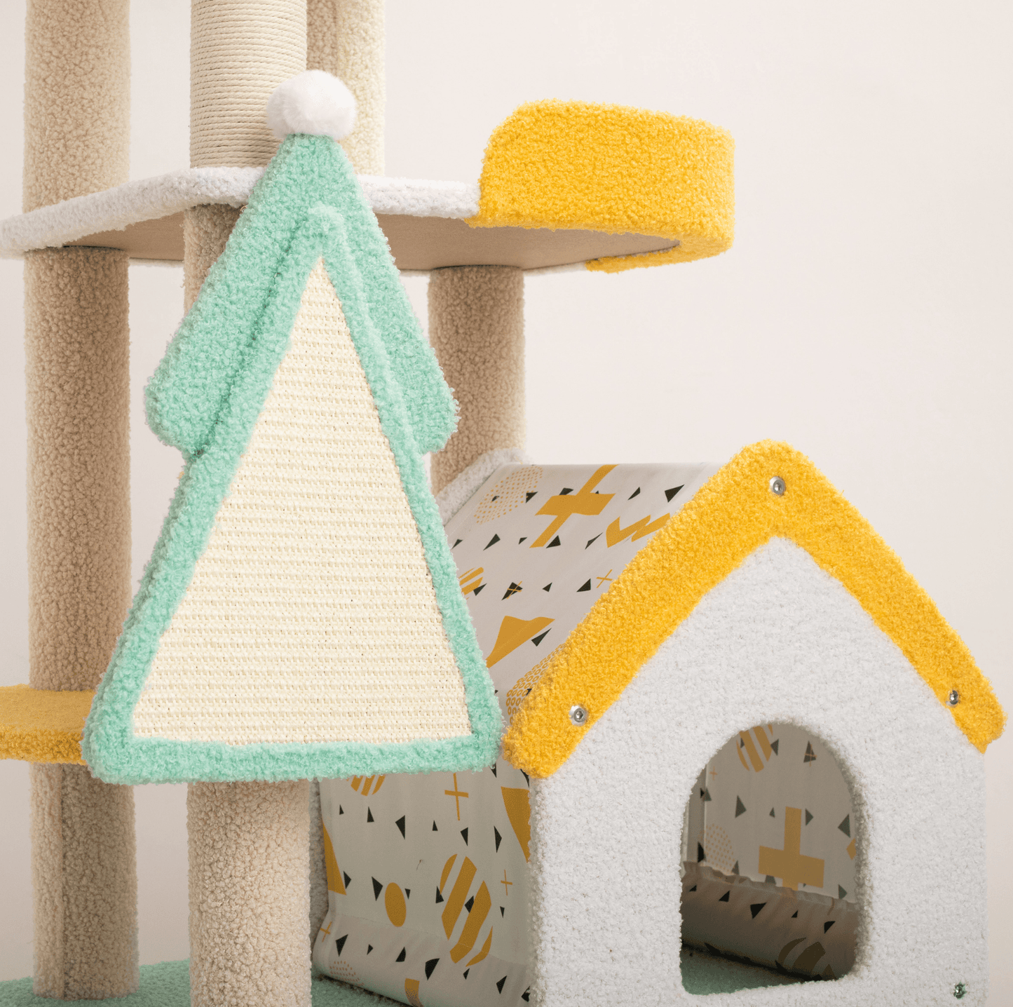 Fairy Tale Paradise Cat Tree With Non-Stick Covering - {{product.type}} - PawPawUp