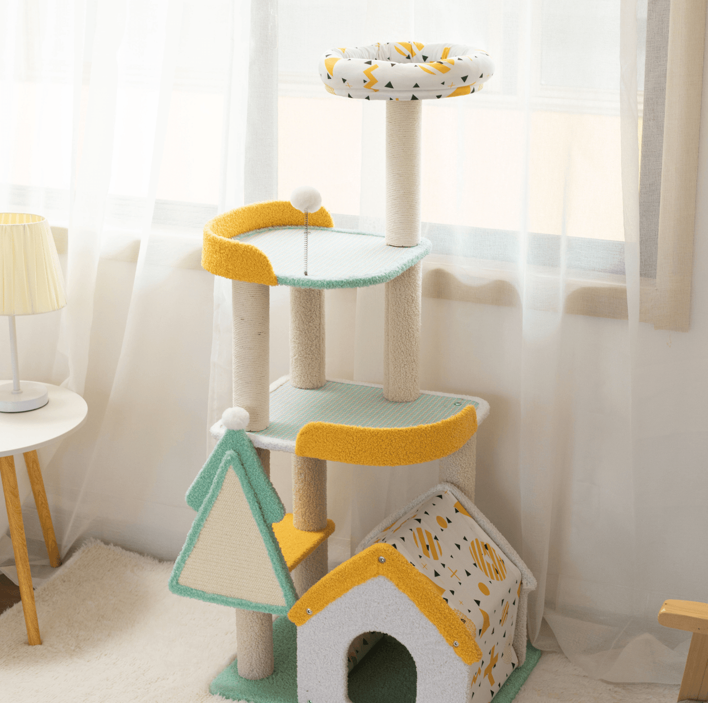 Fairy Tale Paradise Cat Tree With Non-Stick Covering - {{product.type}} - PawPawUp