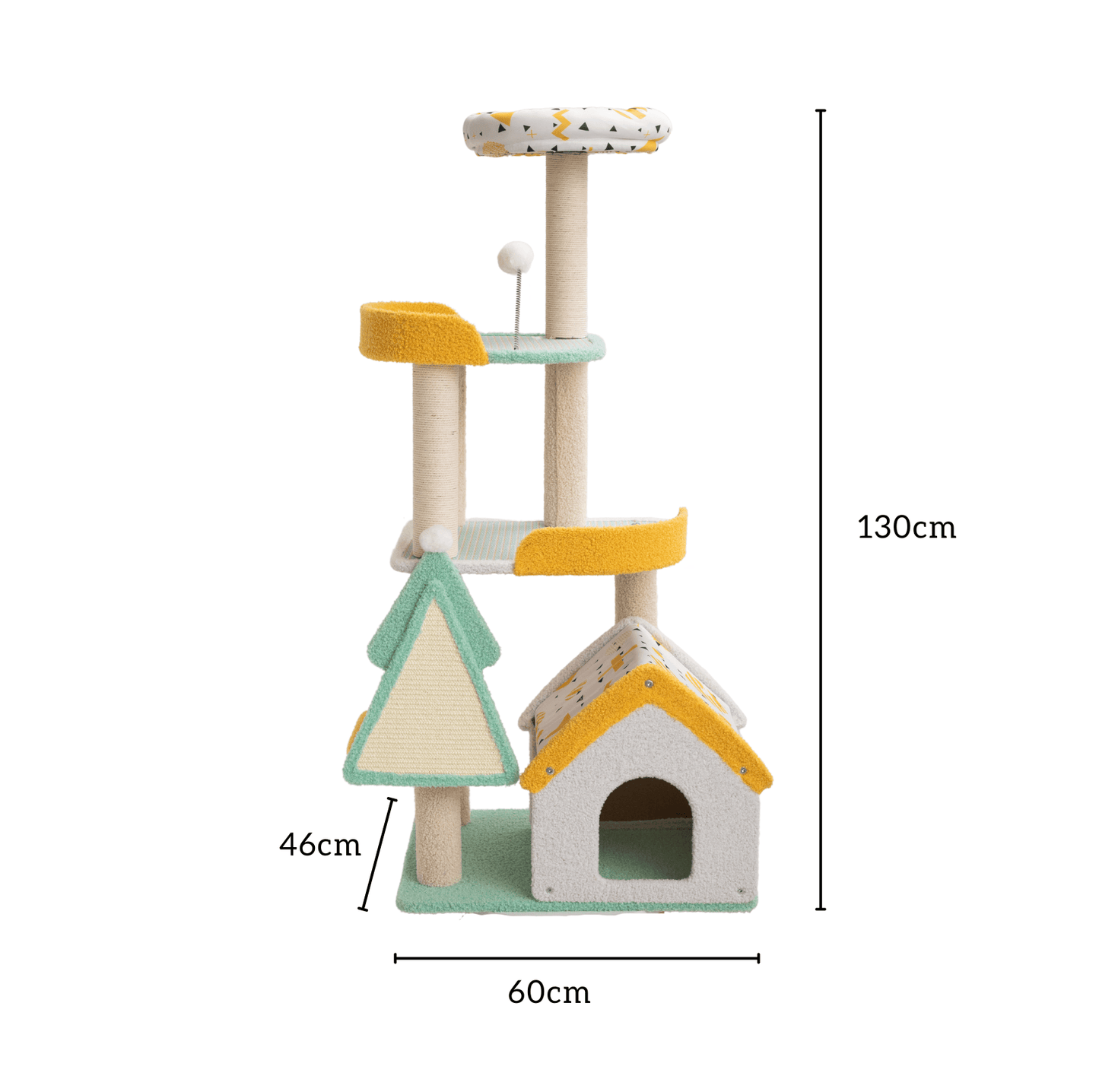 Fairy Tale Paradise Cat Tree With Non-Stick Covering - {{product.type}} - PawPawUp