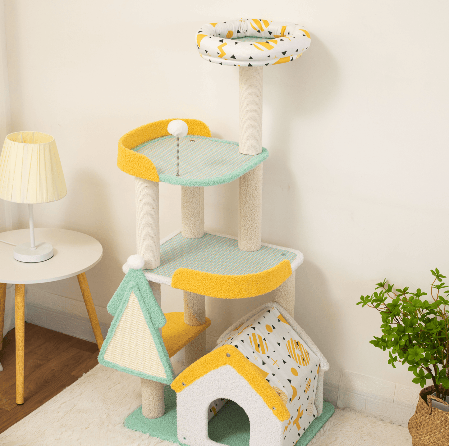 Fairy Tale Paradise Cat Tree With Non-Stick Covering - {{product.type}} - PawPawUp