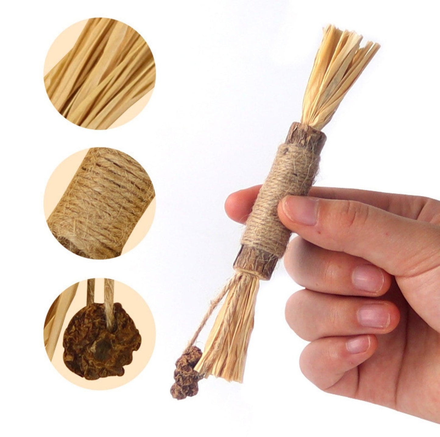 Feathered Catnip Stick Cat Toy - {{product.type}} - PawPawUp