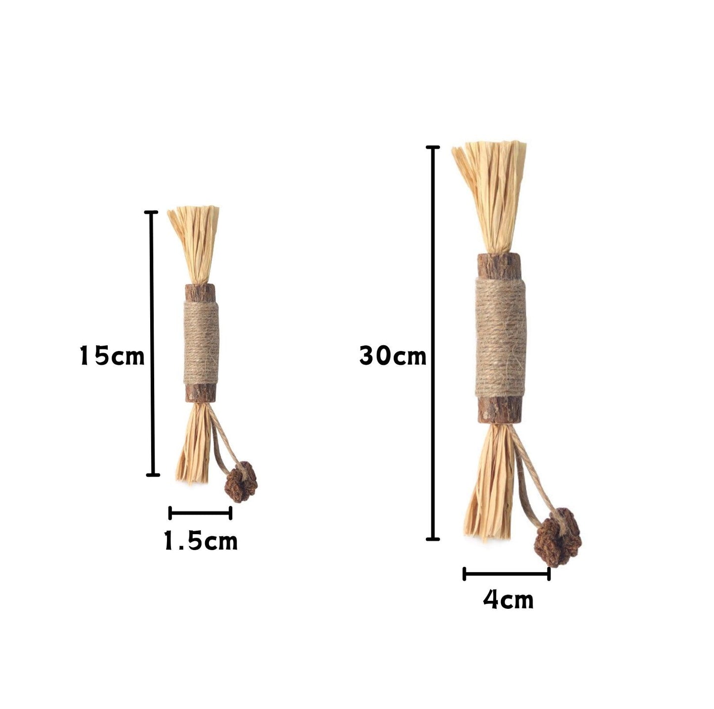 Feathered Catnip Stick Cat Toy - {{product.type}} - PawPawUp