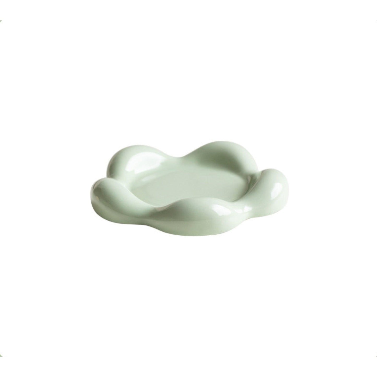 Flower-Shaped Ceramic Pet Food Plate Cat Bowl - {{product.type}} - PawPawUp