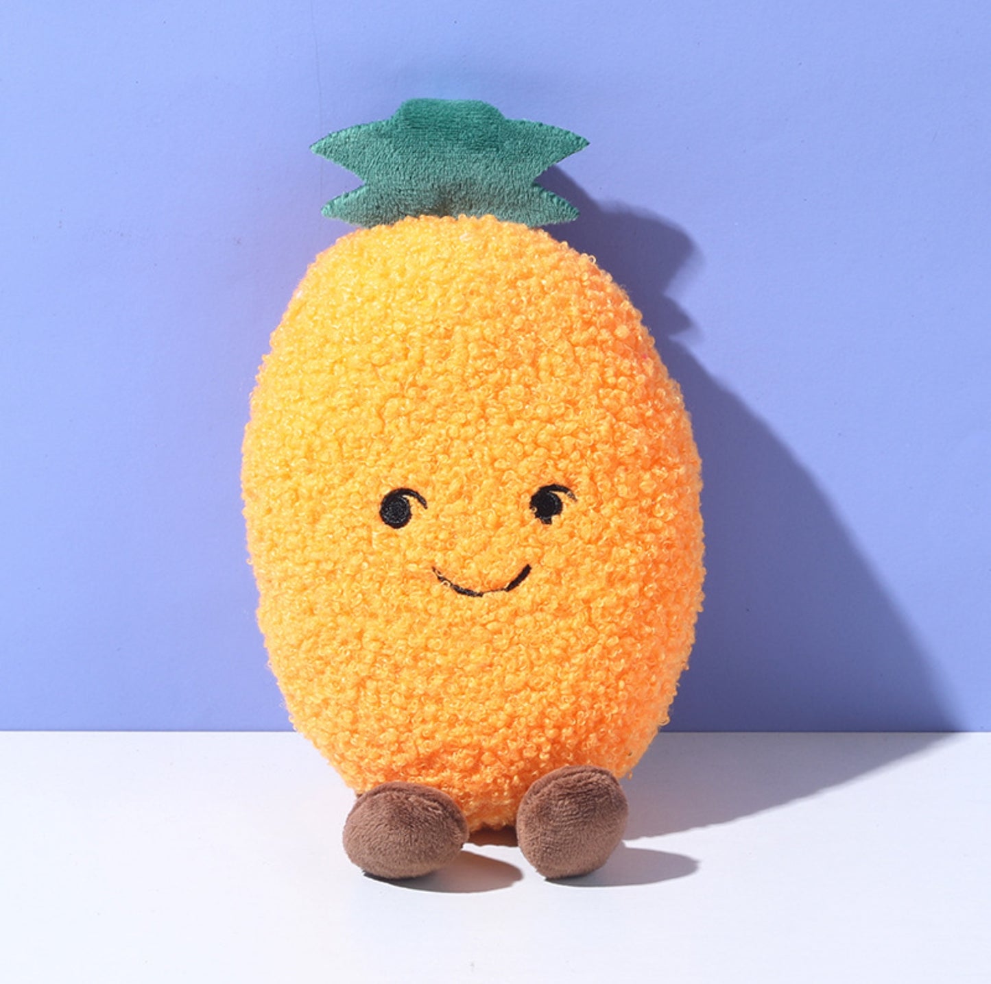 Fruit & Veggie Plush Pet Toy – With Crinkle Paper & Squeaker - {{product.type}} - PawPawUp