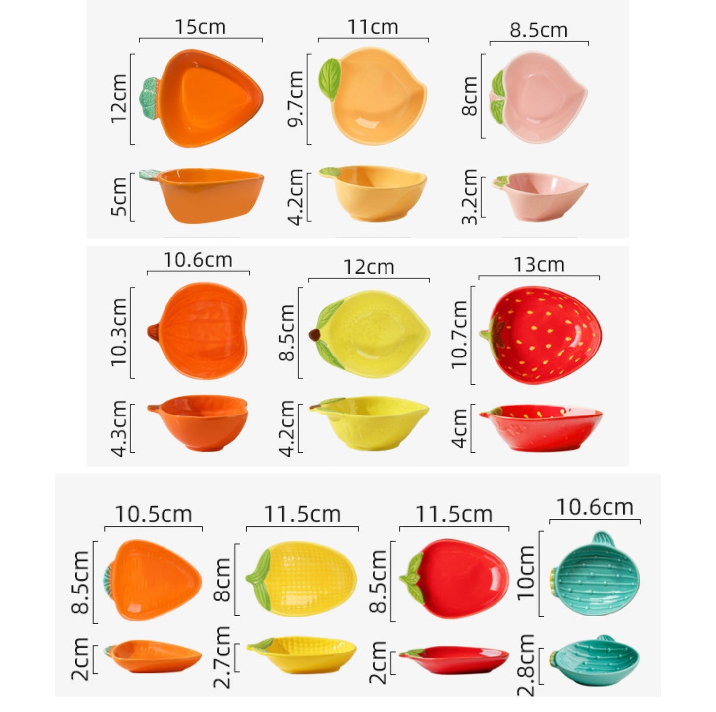 Fruit-shaped Small Animal Feeding Bowl - {{product.type}} - PawPawUp