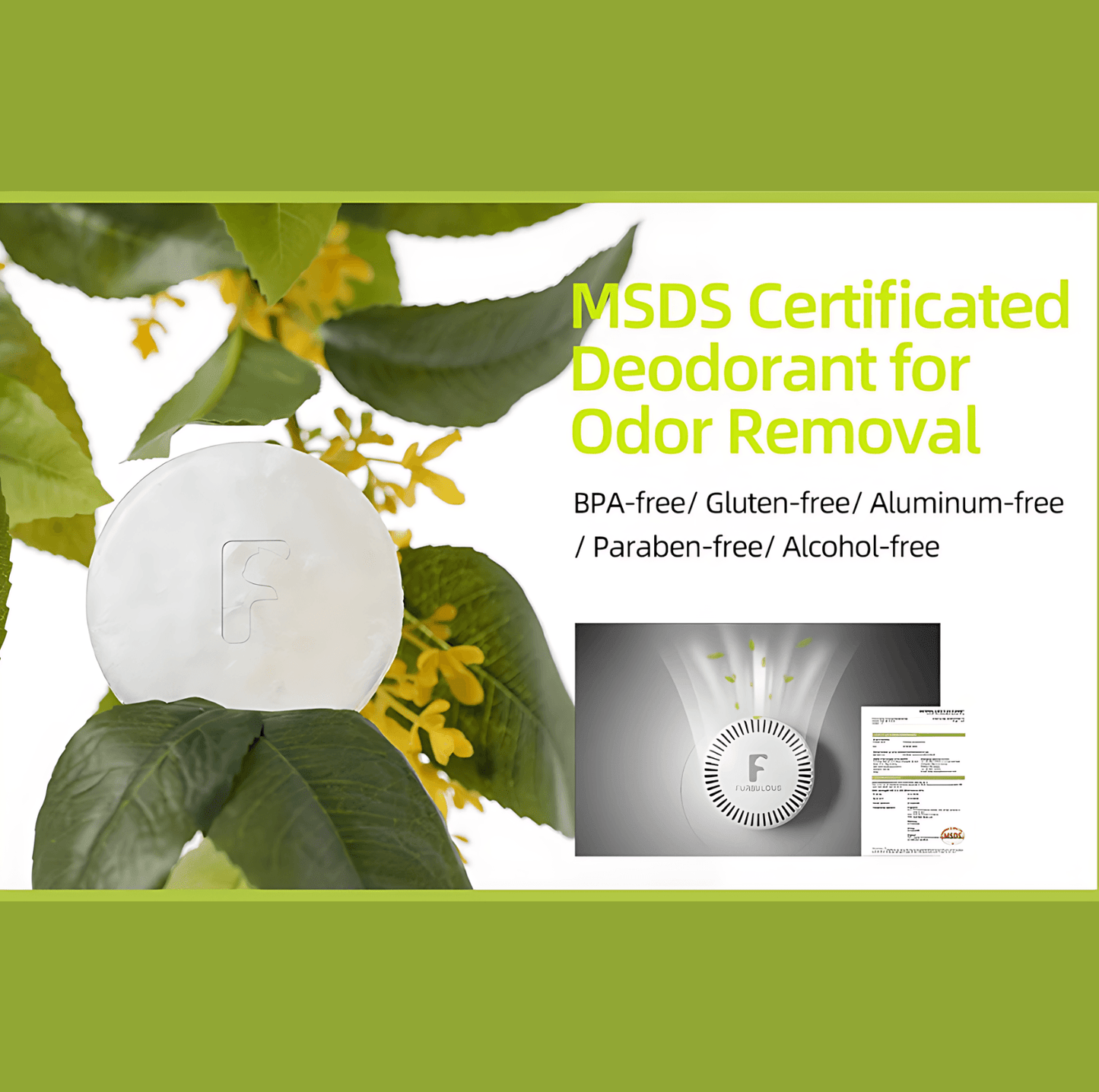 Furbulous 3 Piece Deodorant Bar Pet Odor Eliminator - Natural and Long-Lasting Freshness - {{product.type}} - PawPawUp