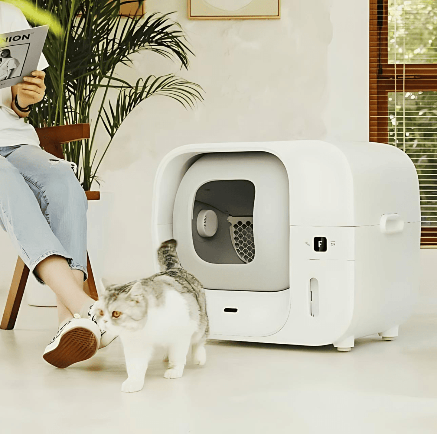 Furbulous Smart Cat Litter Box (Updated version) - Automatic Self-Cleaning with App Control and Remote Monitoring - {{product.type}} - PawPawUp