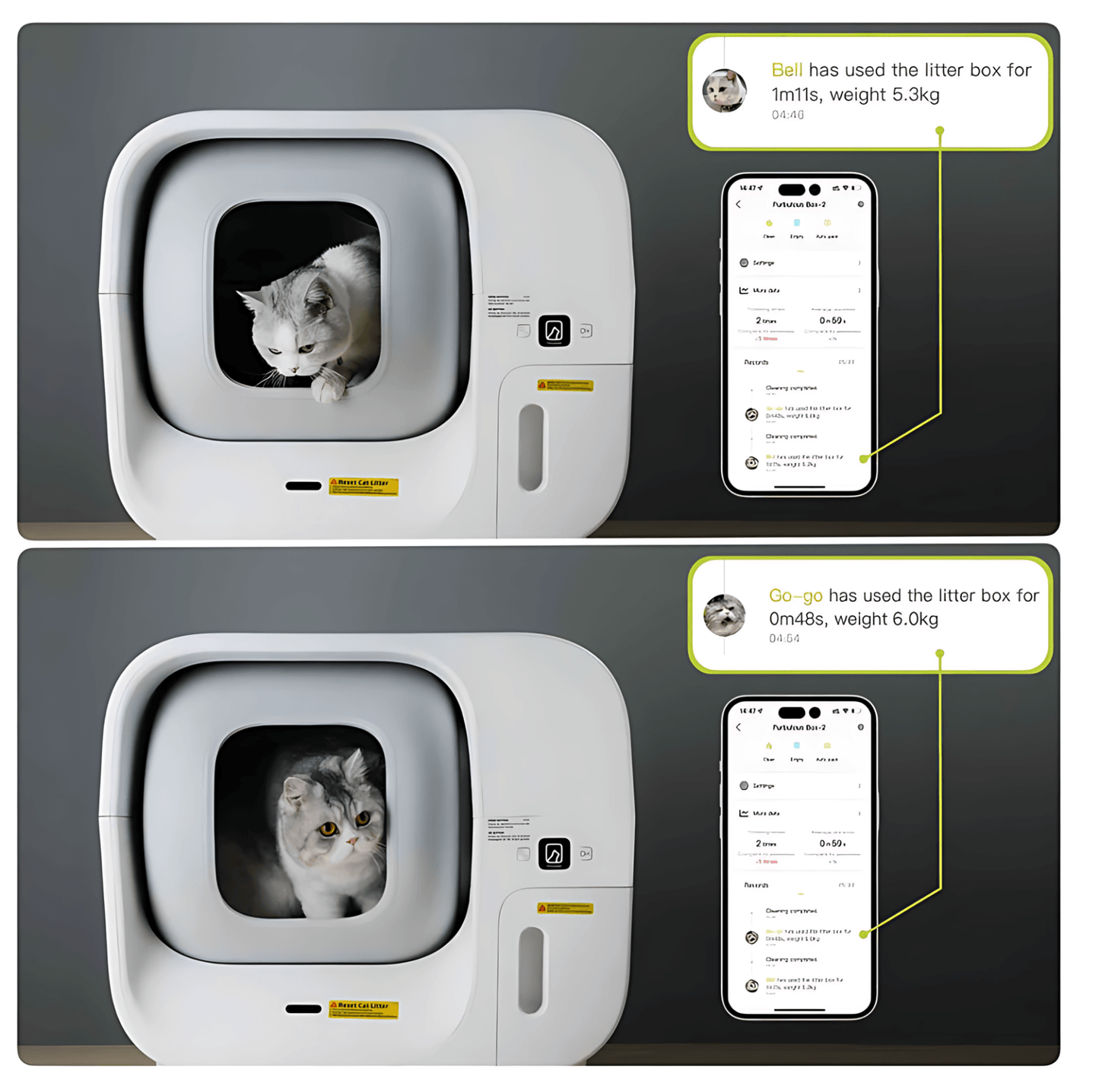 Furbulous Smart Cat Litter Box (Updated version) - Automatic Self-Cleaning with App Control and Remote Monitoring