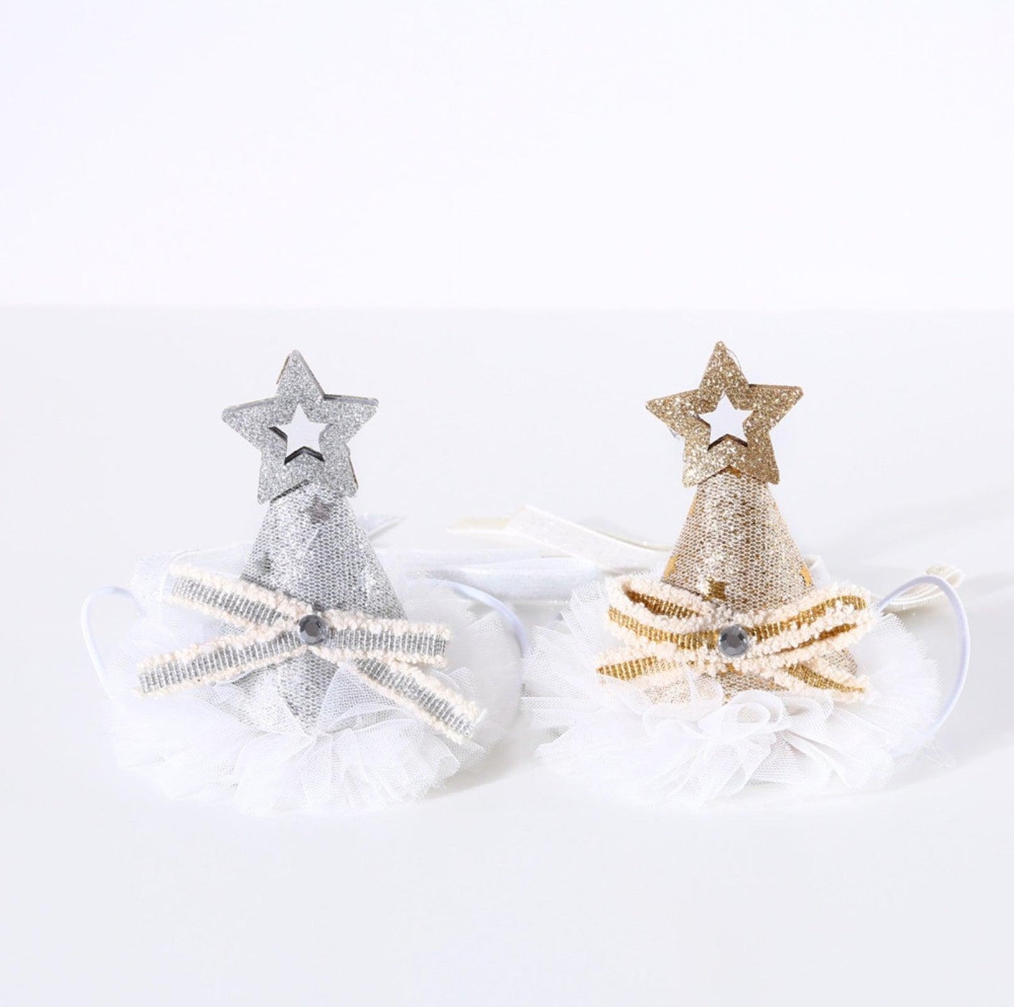 Glitter Birthday Accessory Set for Pets - Hat & Collar - {{product.type}} - PawPawUp