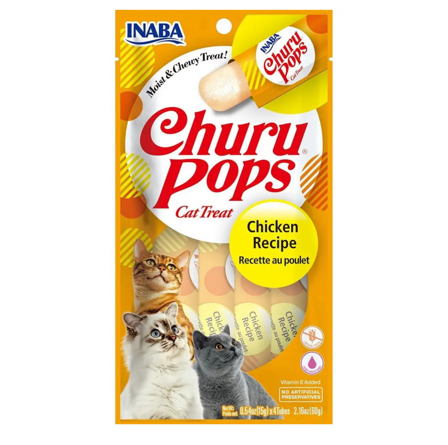 INABA Cat Churu Pops Cat Chewy Treats (60g) - {{product.type}} - PawPawUp