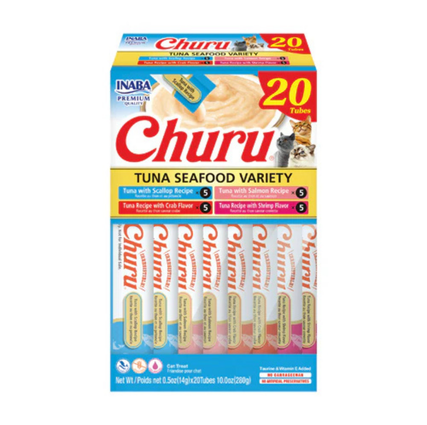 INABA Cat Churu Puree Series Cat Tube Box (20p/box) - {{product.type}} - PawPawUp