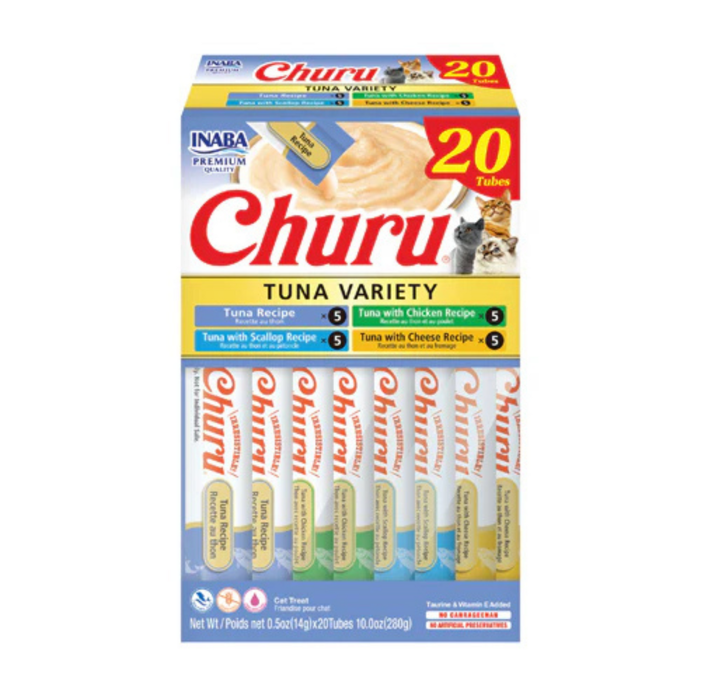 INABA Cat Churu Puree Series Cat Tube Box (20p/box) - {{product.type}} - PawPawUp