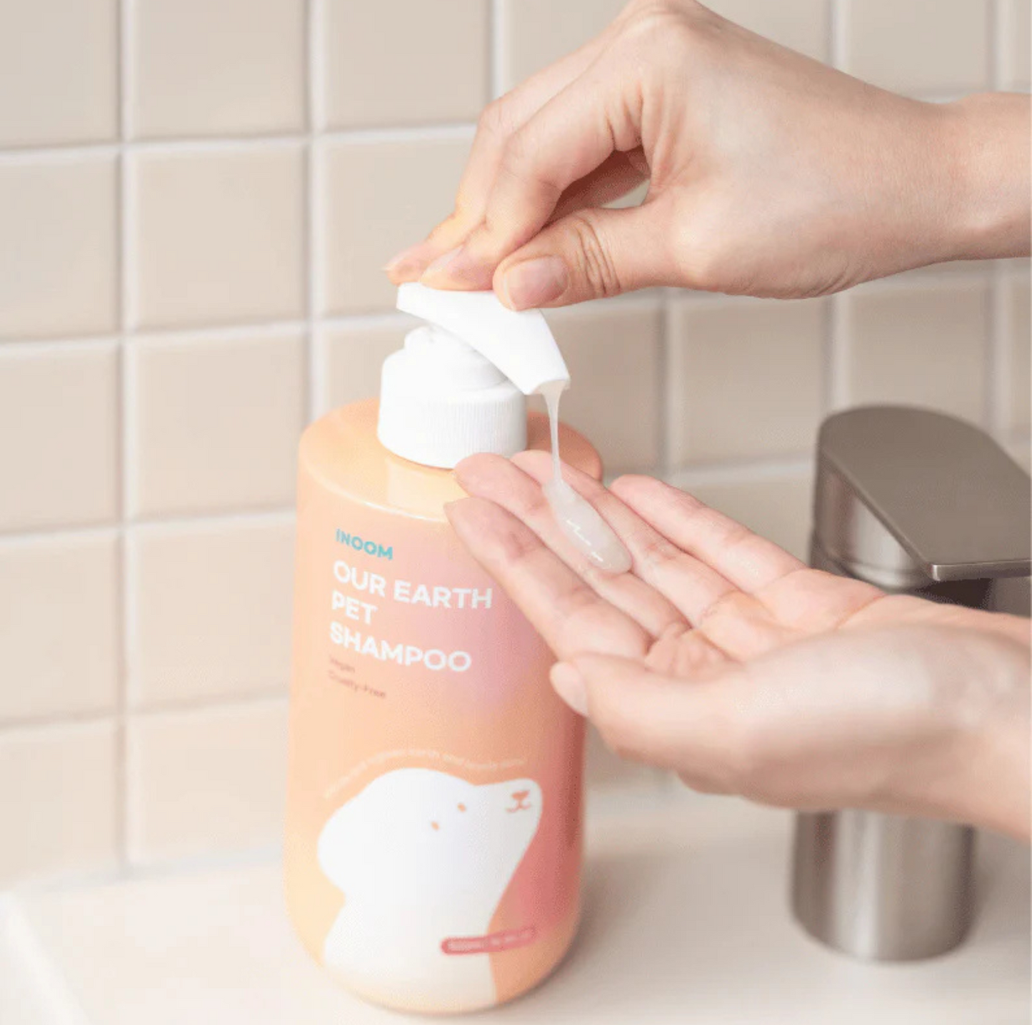 INOOM OUR EARTH Plant-Based Pet Shampoo & Conditioner - Vegan, Cruelty-Free - {{product.type}} - PawPawUp