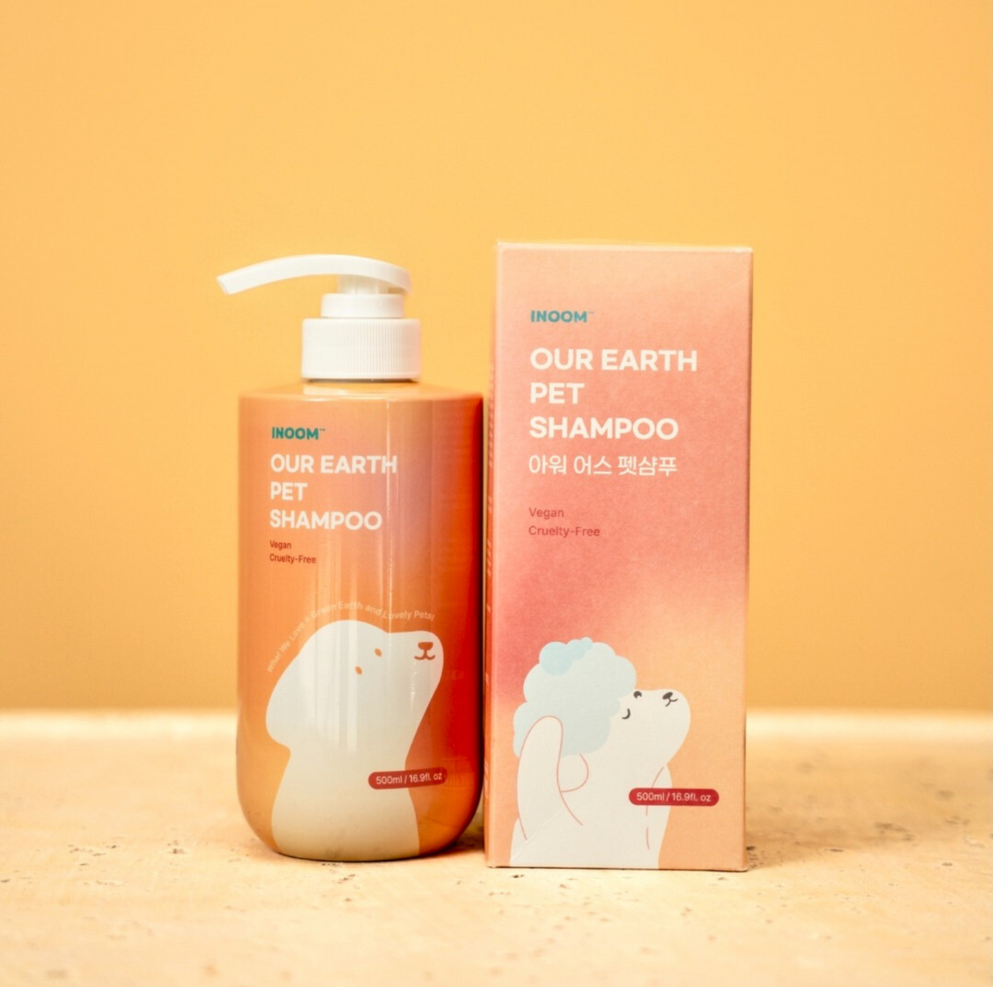 INOOM OUR EARTH Plant-Based Pet Shampoo & Conditioner - Vegan, Cruelty-Free - {{product.type}} - PawPawUp
