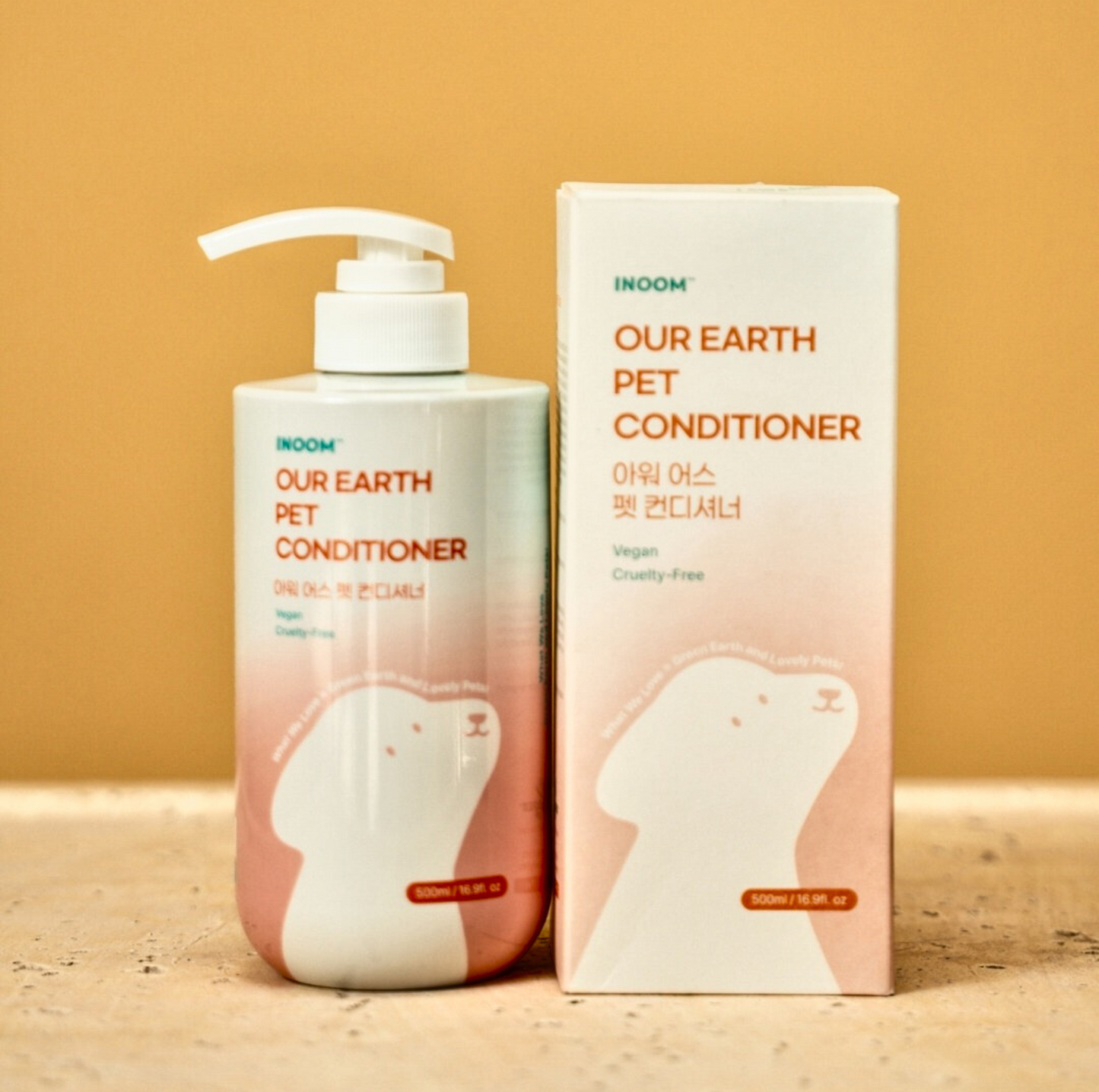 INOOM OUR EARTH Plant-Based Pet Shampoo & Conditioner - Vegan, Cruelty-Free - {{product.type}} - PawPawUp