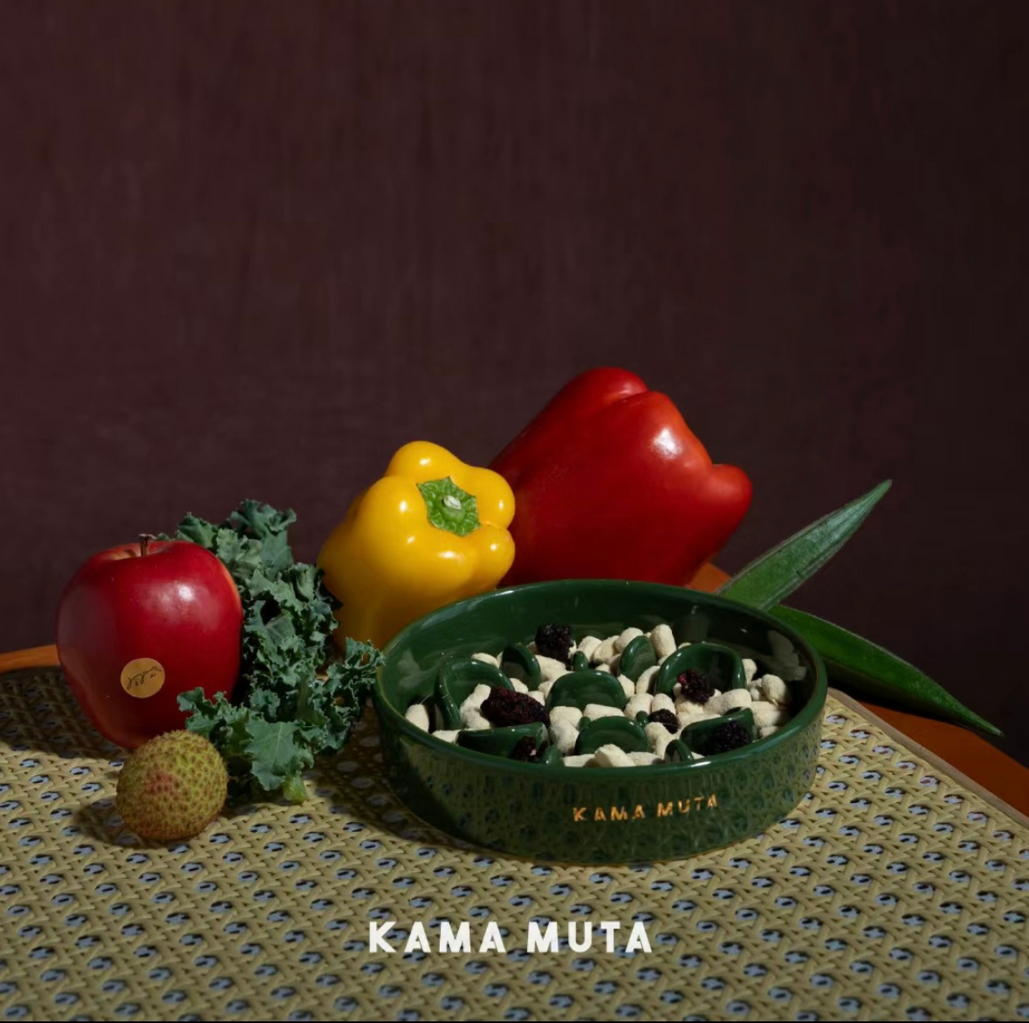 KAMA MUTA Ceramic Slow Feeder Bowl - {{product.type}} - PawPawUp