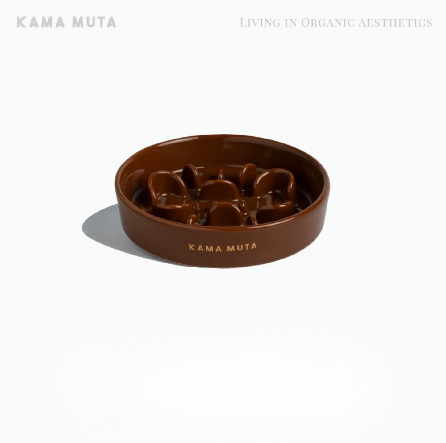 KAMA MUTA Ceramic Slow Feeder Bowl - {{product.type}} - PawPawUp