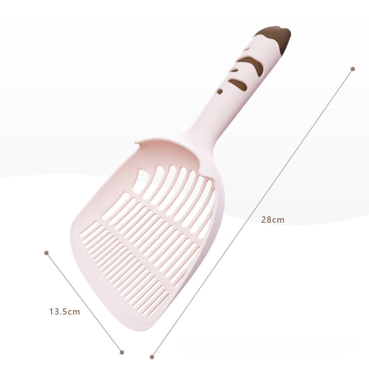 Large Long-Handled Cat Litter Scoop with Multi-Size Mesh - {{product.type}} - PawPawUp