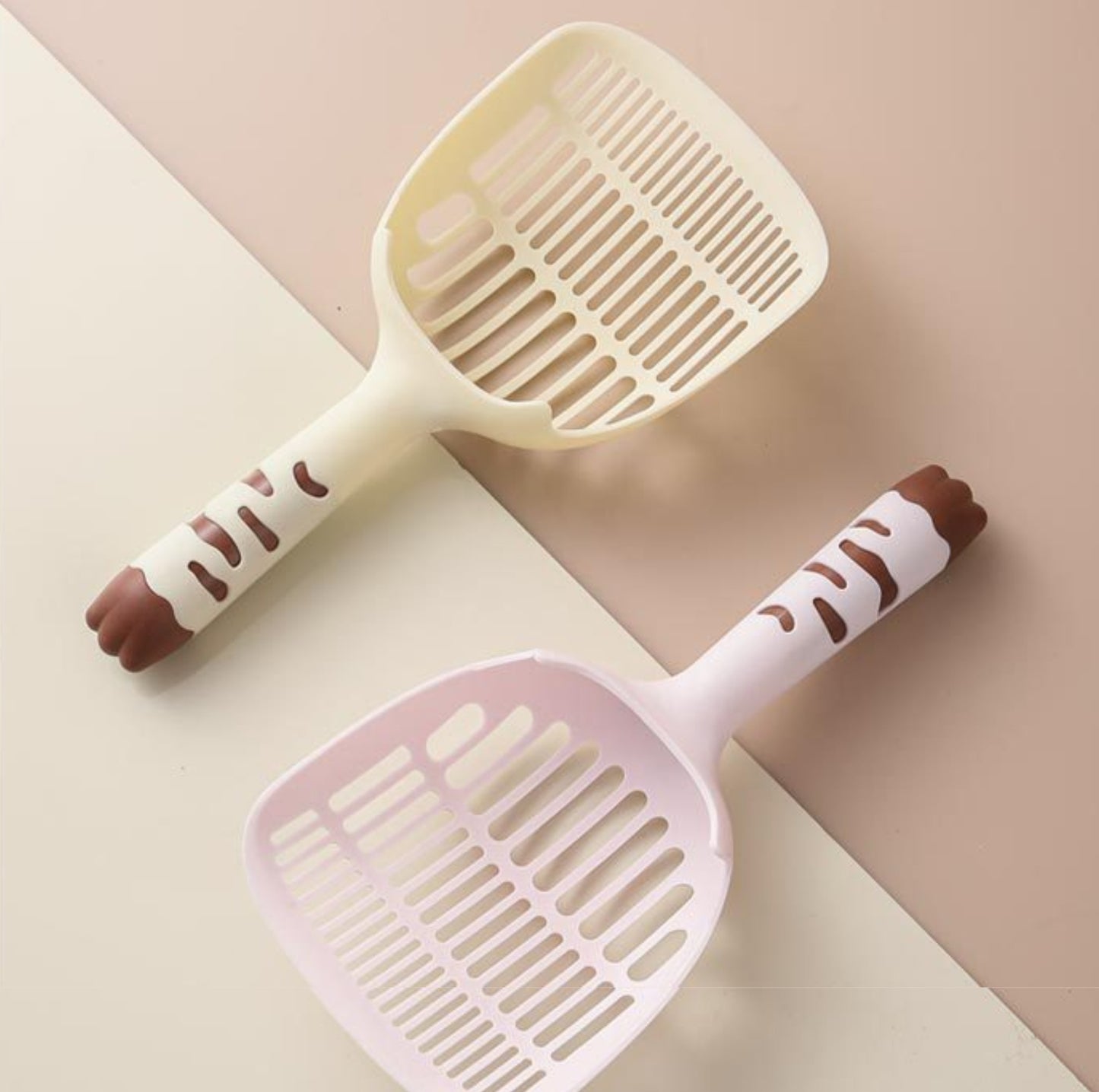 Large Long-Handled Cat Litter Scoop with Multi-Size Mesh - {{product.type}} - PawPawUp