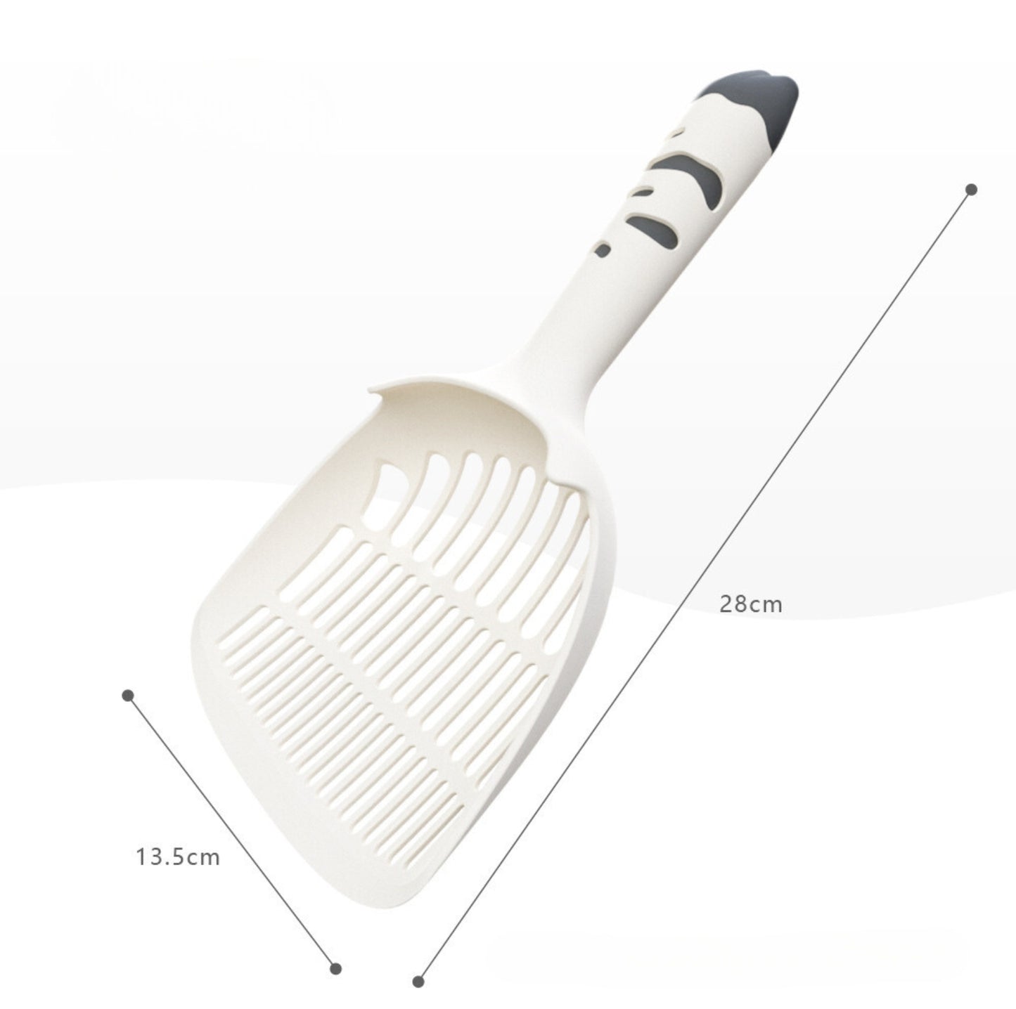 Large Long-Handled Cat Litter Scoop with Multi-Size Mesh - {{product.type}} - PawPawUp