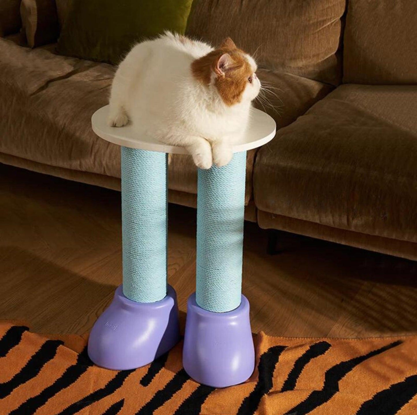 MAKESURE 3-in-1 Cat Scratcher, Bed, and Side Table - Stylish Feline Furniture - {{product.type}} - PawPawUp