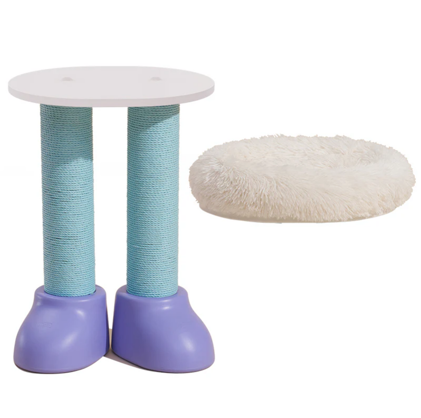 MAKESURE 3-in-1 Cat Scratcher, Bed, and Side Table - Stylish Feline Furniture - {{product.type}} - PawPawUp