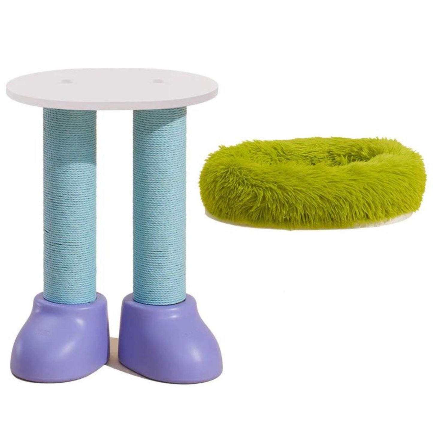 MAKESURE 3-in-1 Cat Scratcher, Bed, and Side Table - Stylish Feline Furniture - {{product.type}} - PawPawUp