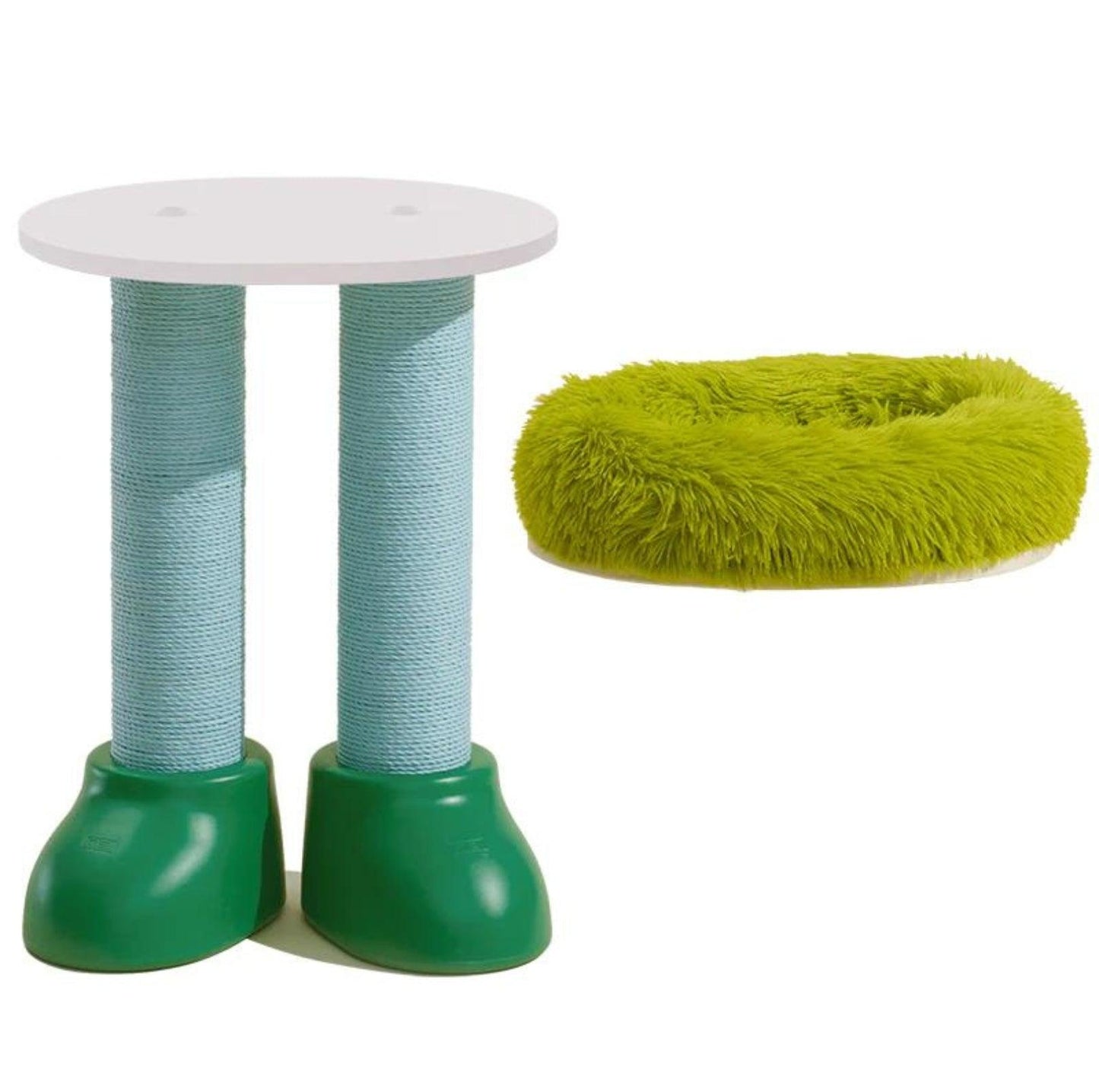 MAKESURE 3-in-1 Cat Scratcher, Bed, and Side Table - Stylish Feline Furniture - {{product.type}} - PawPawUp