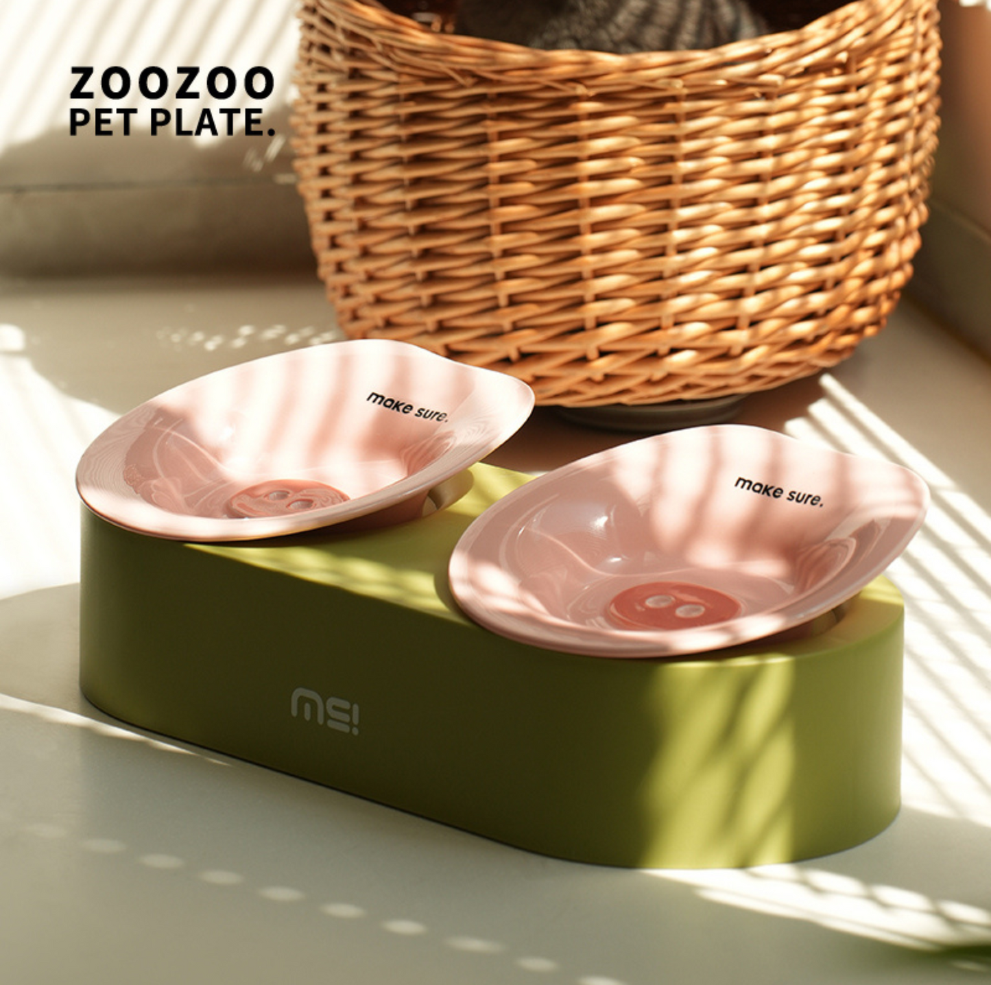 Makesure ZooZoo Pet Feeding Plate - {{product.type}} - PawPawUp