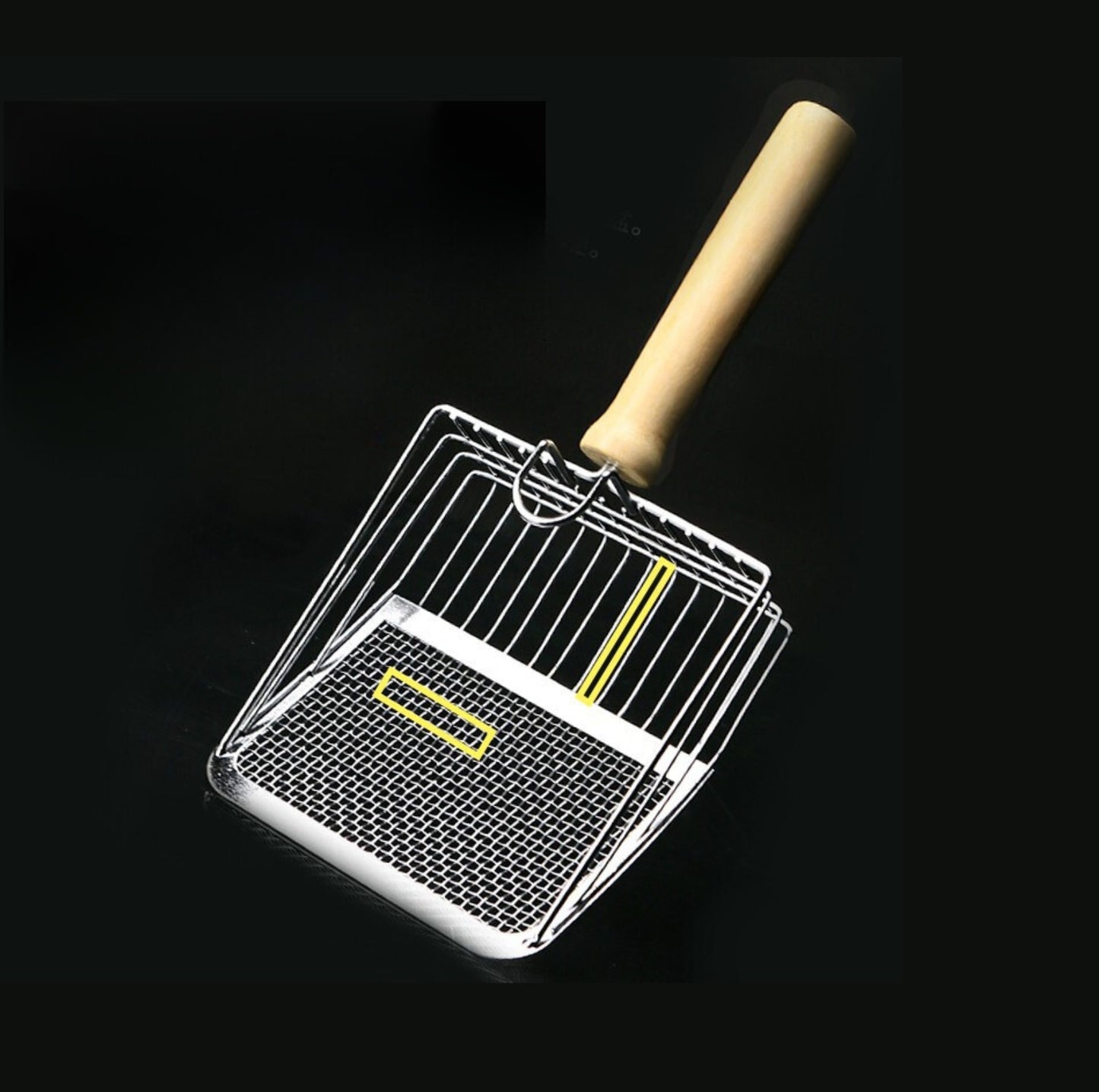 Metal Cat Litter Scoop with Extended Handle - Perfect for PawPuff Ultra Clumping Litter - {{product.type}} - PawPawUp