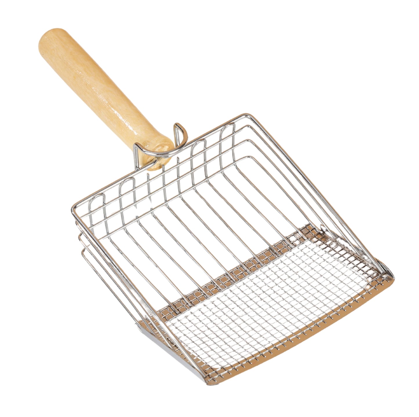 Metal Cat Litter Scoop with Extended Handle - Perfect for PawPuff Ultra Clumping Litter - {{product.type}} - PawPawUp